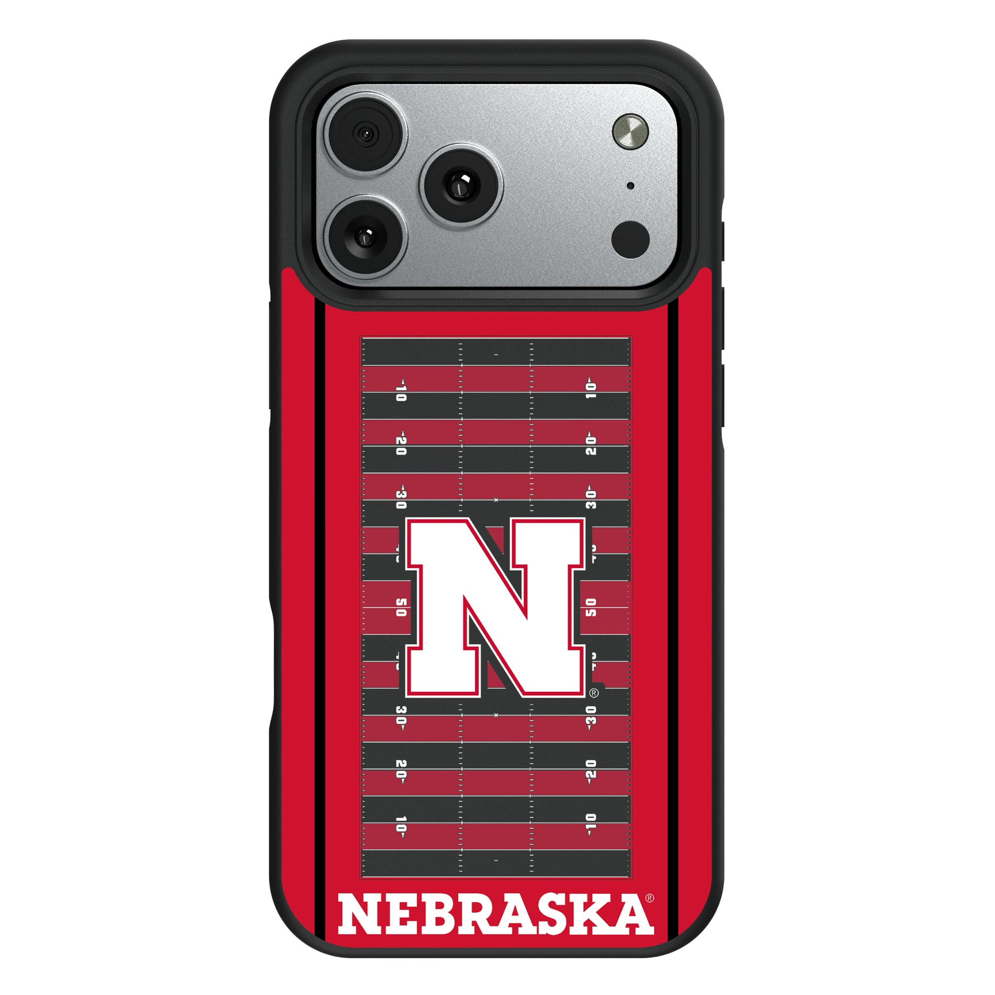 University of Nebraska Huskers Block N Field iPhone Bump Phone Case for Apple iPhone#Device_iPhone 17 Pro Max