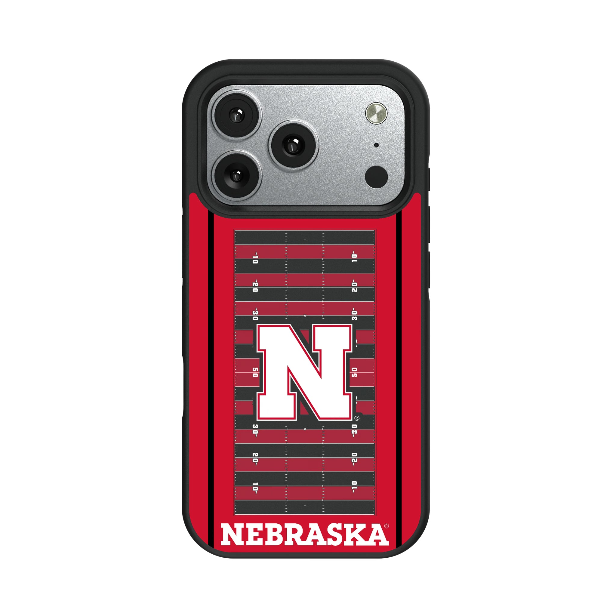 University of Nebraska Huskers Block N Field iPhone Bump Phone Case for Apple iPhone#Device_iPhone 17 Pro