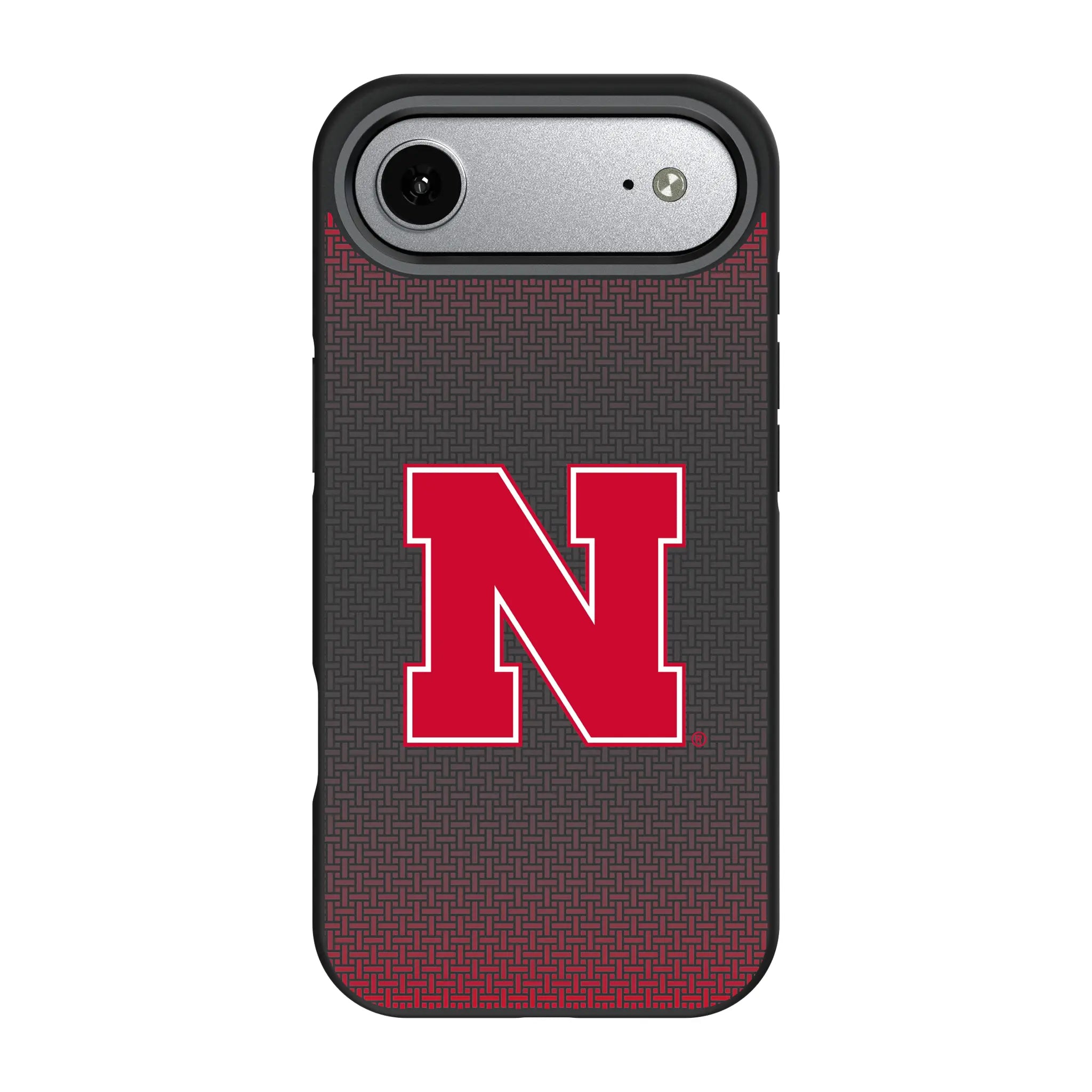 University of Nebraska Huskers Block N Linen iPhone Bump Phone Case for Apple iPhone#Device_iPhone Air