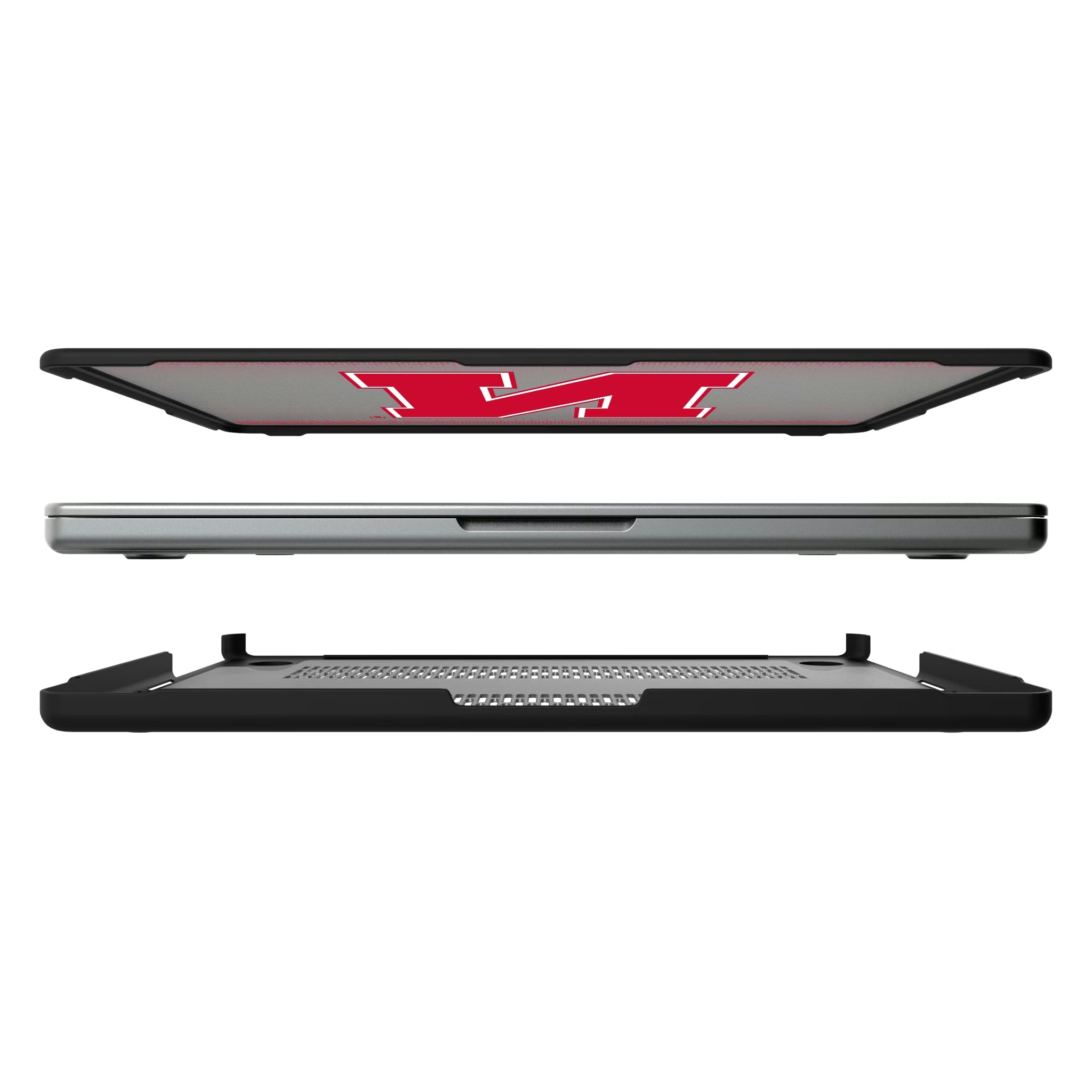 University of Nebraska Huskers Block N Linen MacBook Laptop Case for Apple MacBook#Device_MacBook Pro (14-inch, 2021) / MacBook Pro (14-inch, 2023) / MacBook Pro (14-inch, 2024)