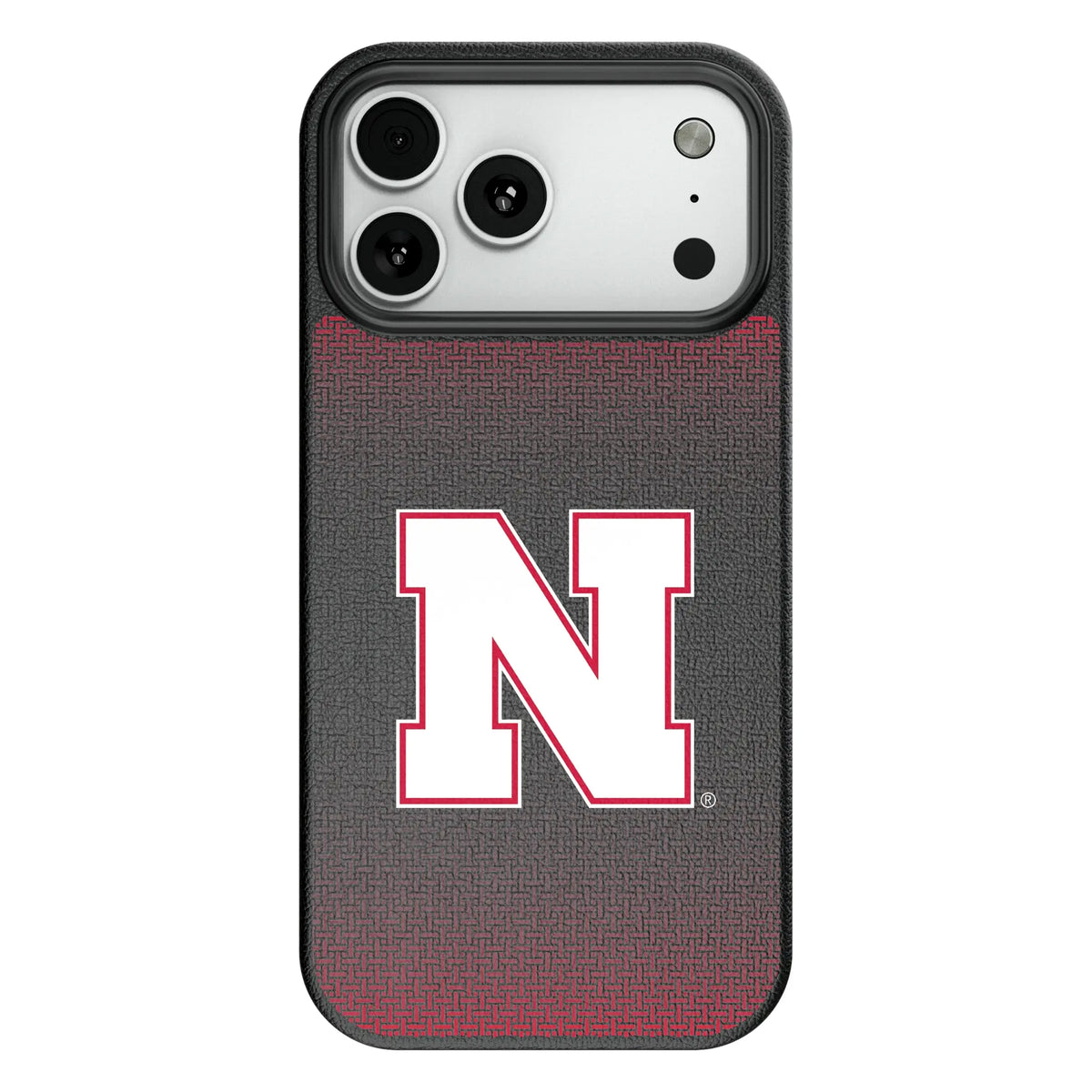 University of Nebraska Huskers Block N Linen MagSafe Compatible Phone Case for Apple iPhone
