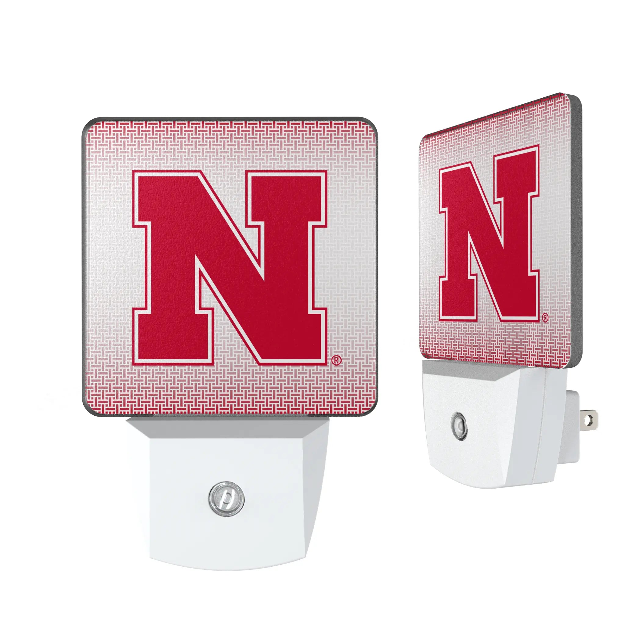 University of Nebraska Huskers Block N Linen Night Light 2-Pack