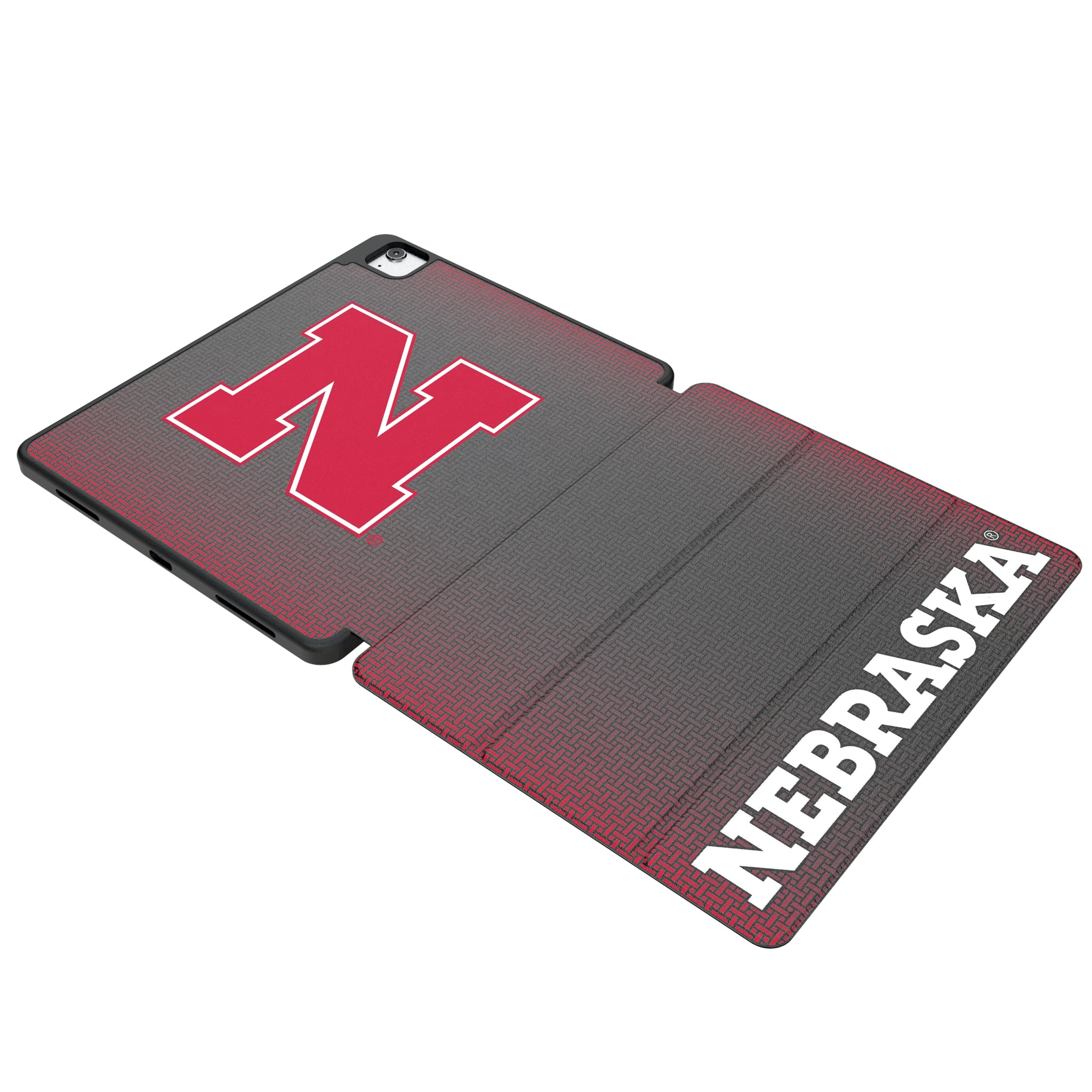 University of Nebraska Huskers Block N Linen iPad Tablet Case for Apple iPad
