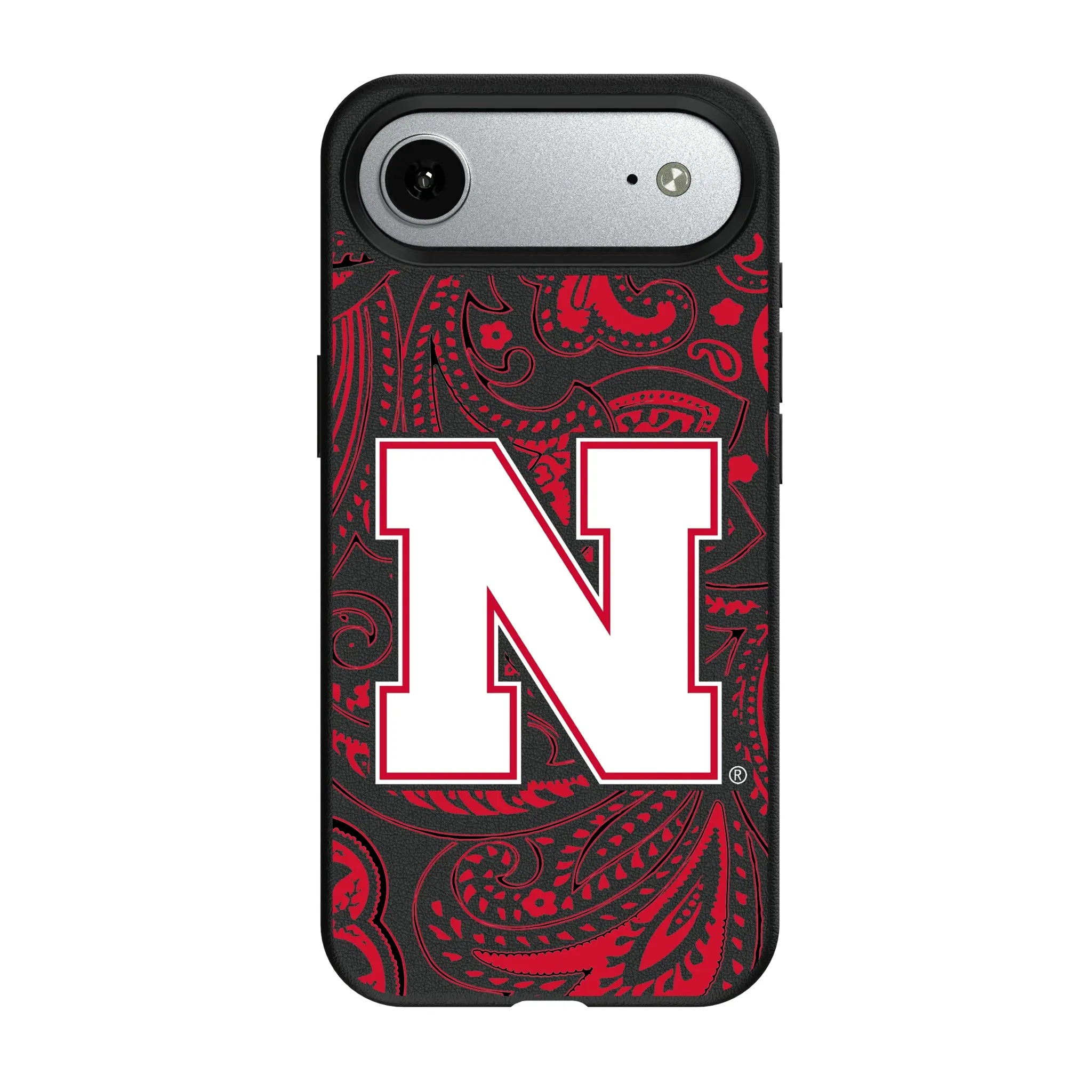 University of Nebraska Huskers Block N Paisley iPhone MagSafe Compatible Phone Case for Apple iPhone#Device_iPhone Air