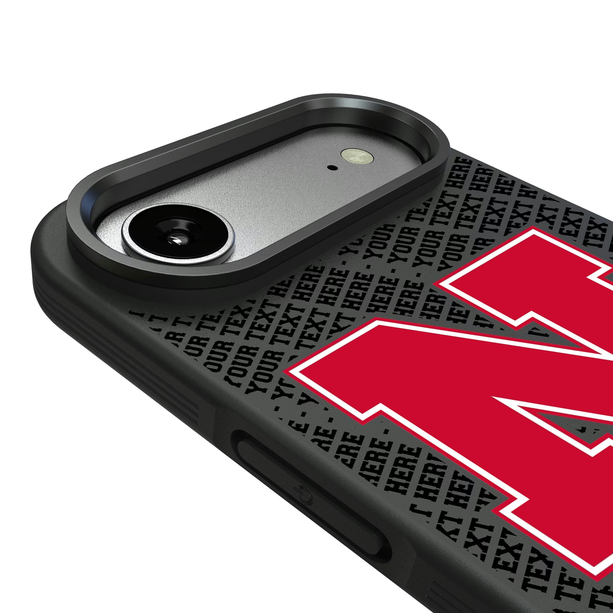 University of Nebraska Huskers Block N Personalized EndZone Plus iPhone Bump Phone Case for Apple iPhone - Detail#Device_iPhone Air