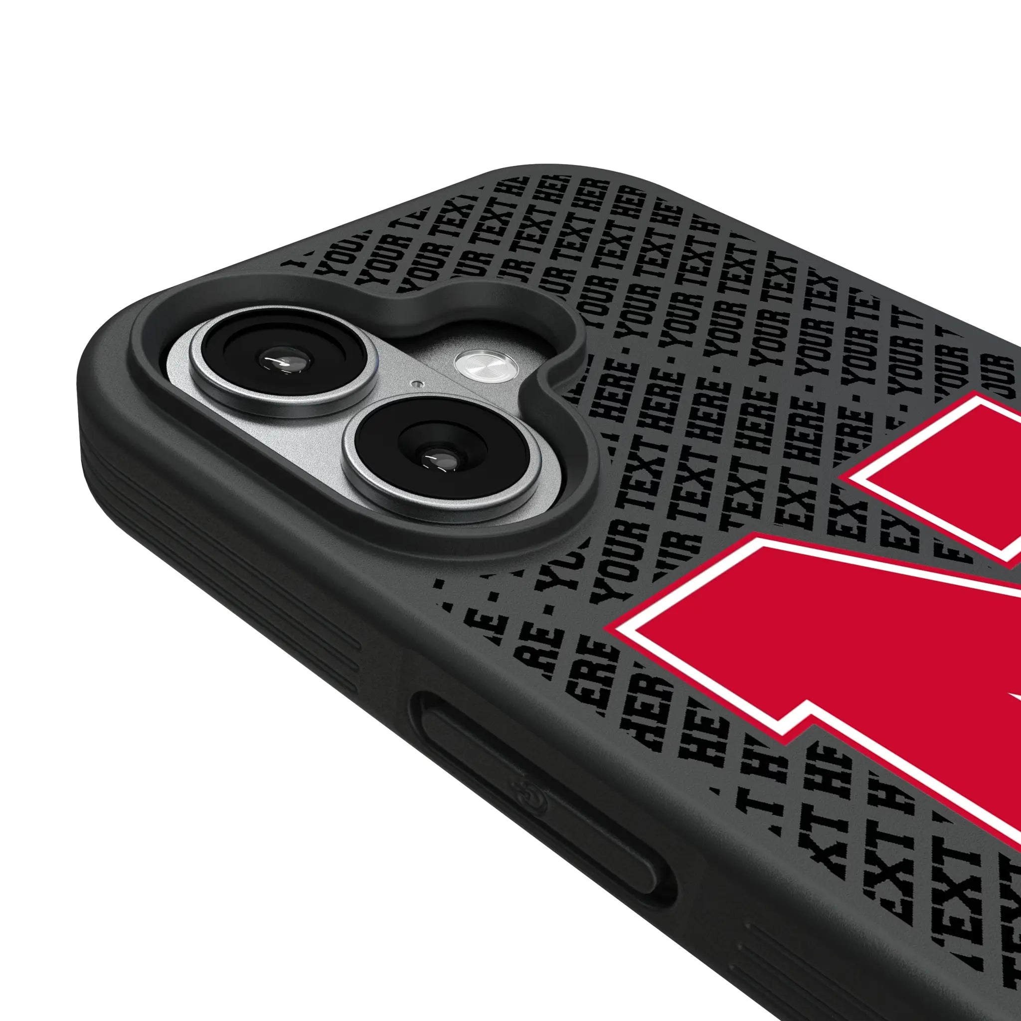 University of Nebraska Huskers Block N Personalized EndZone Plus iPhone Bump Phone Case for Apple iPhone - Detail#Device_iPhone 17