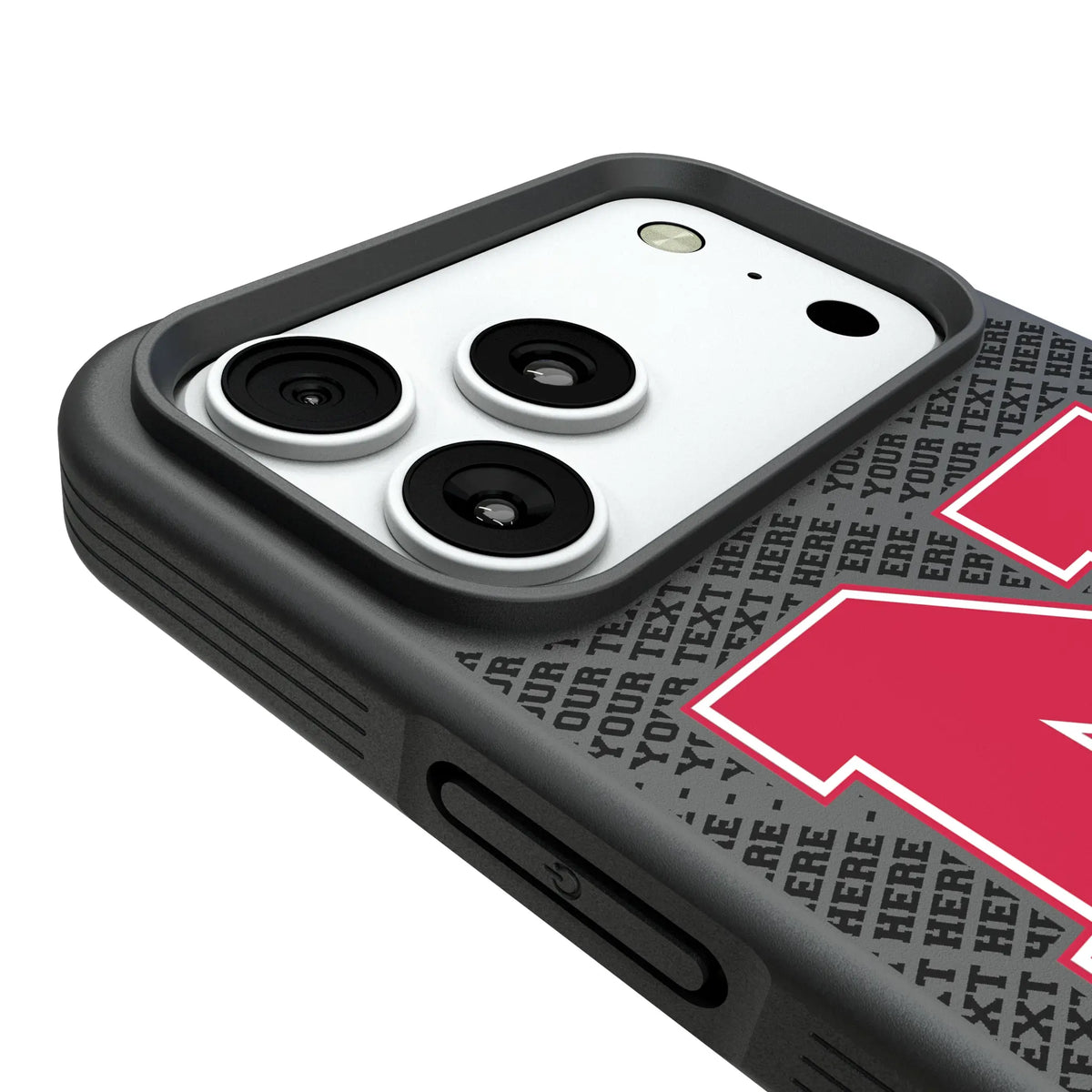 University of Nebraska Huskers Block N Personalized EndZone Plus iPhone Bump Phone Case for Apple iPhone - Detail#Device_iPhone 18 Pro Max