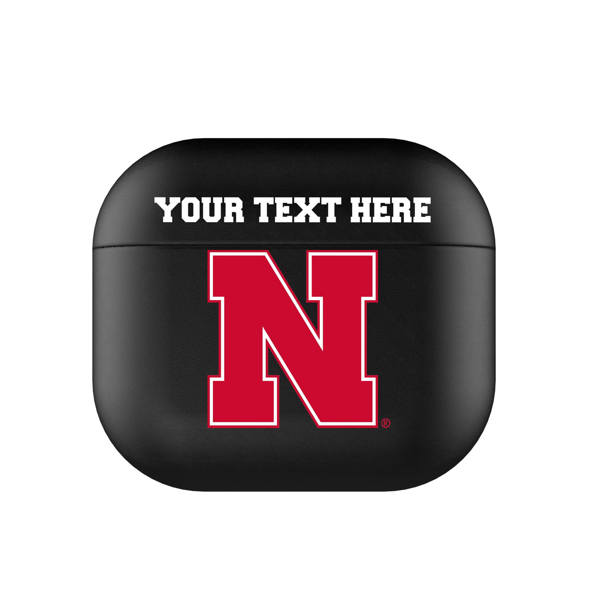 University of Nebraska Huskers Block N Personalized Insignia AirPods AirPod Case Cover#Device_AirPods 3rd Gen