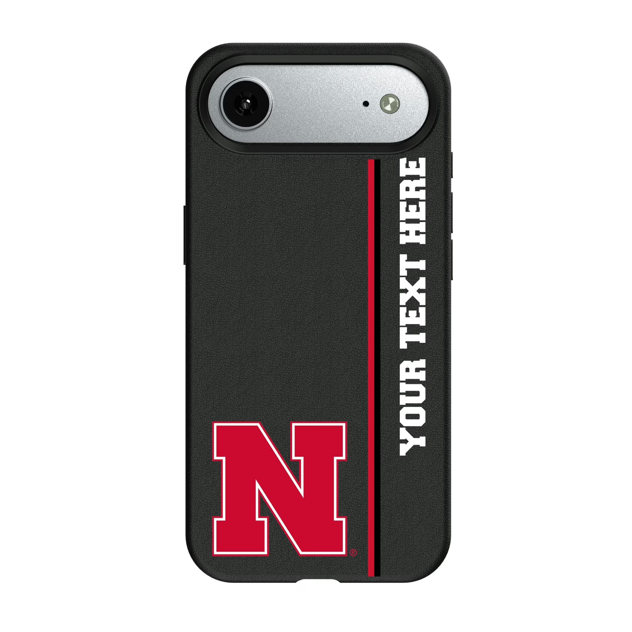University of Nebraska Huskers Block N Personalized Sidebard iPhone MagSafe Compatible Phone Case for Apple iPhone#Device_iPhone Air