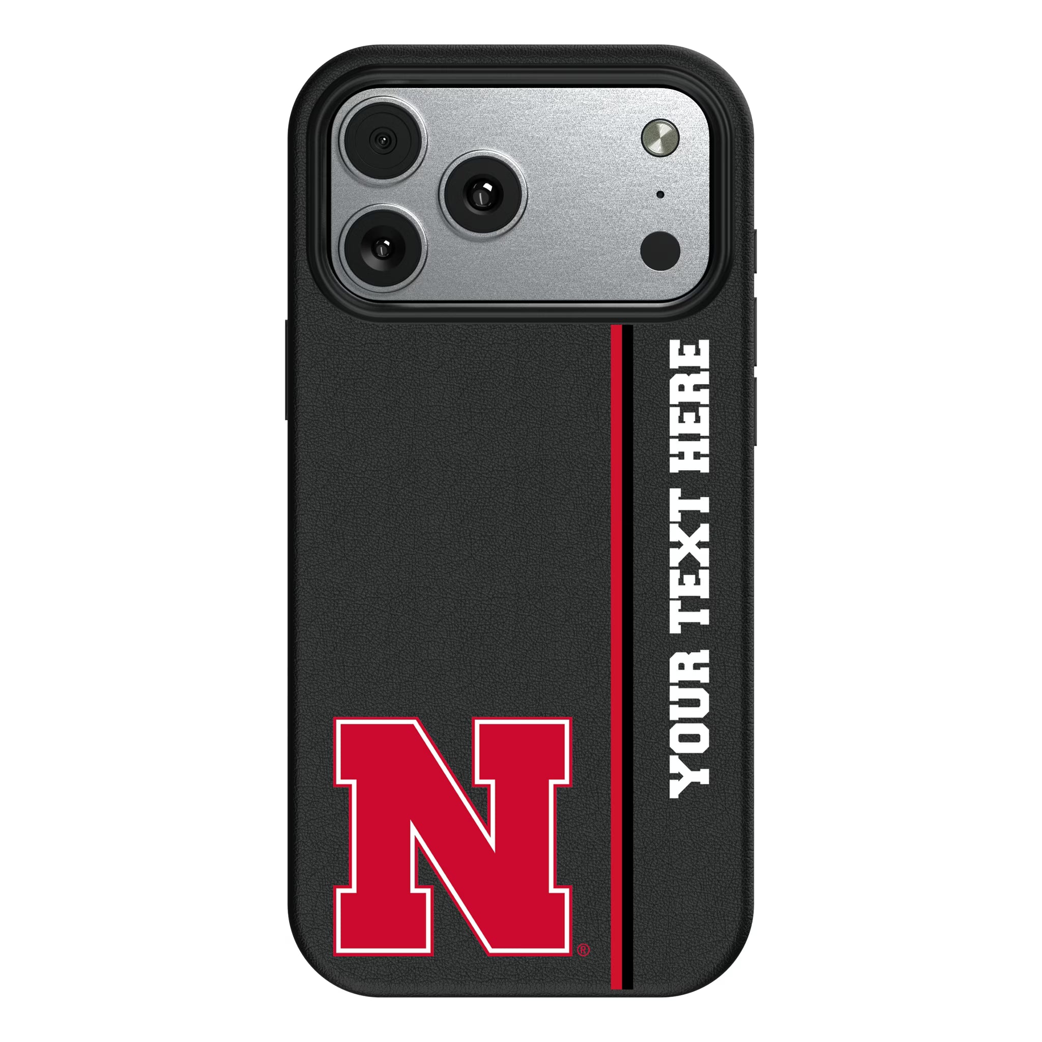 University of Nebraska Huskers Block N Personalized Sidebard iPhone MagSafe Compatible Phone Case for Apple iPhone#Device_iPhone 17 Pro Max