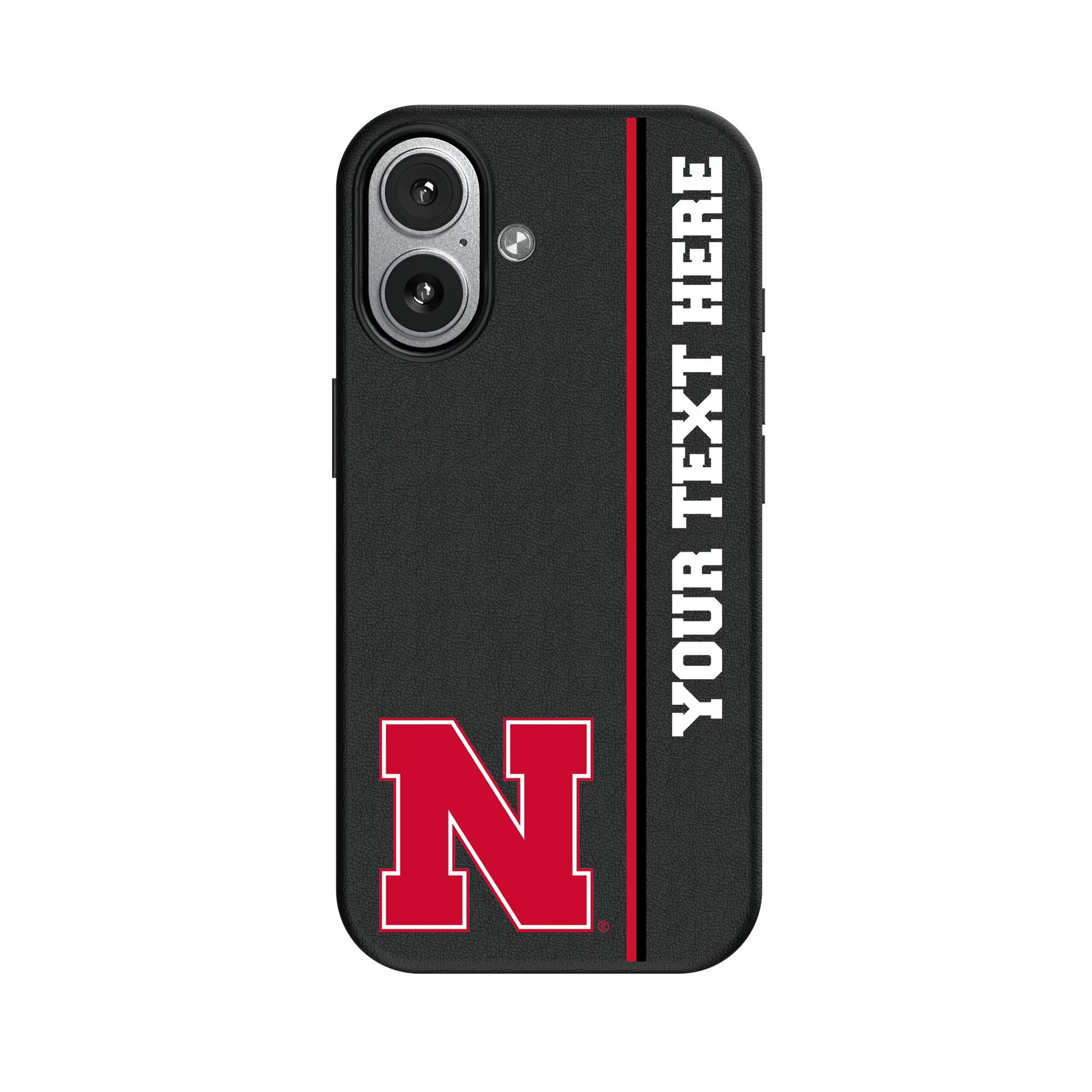 University of Nebraska Huskers Block N Personalized Sidebard iPhone MagSafe Compatible Phone Case for Apple iPhone#Device_iPhone 17