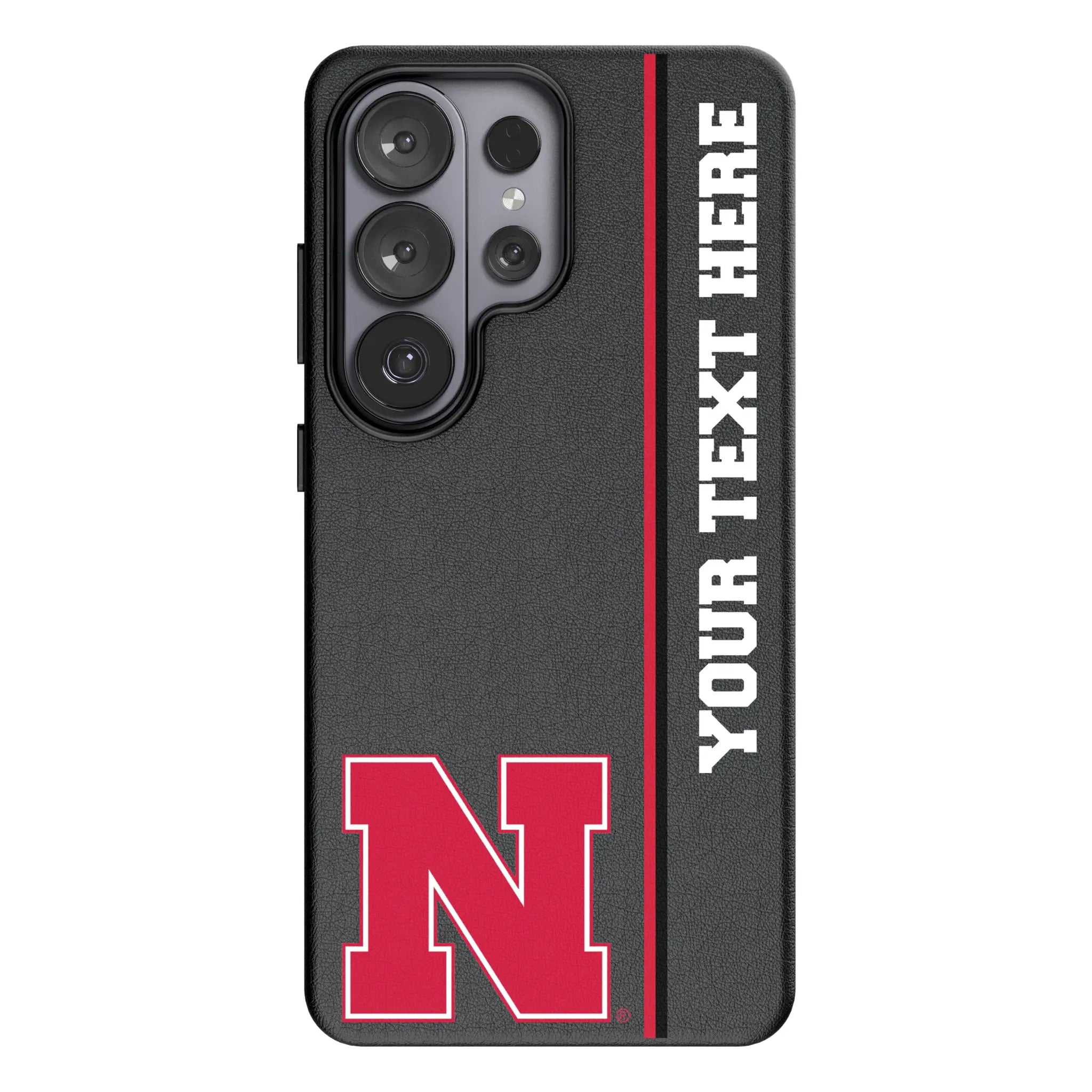 University of Nebraska Huskers Block N Personalized Sidebard Galaxy MagSafe Compatible Phone Case for Samsung Galaxy#Device_Galaxy S26 Ultra
