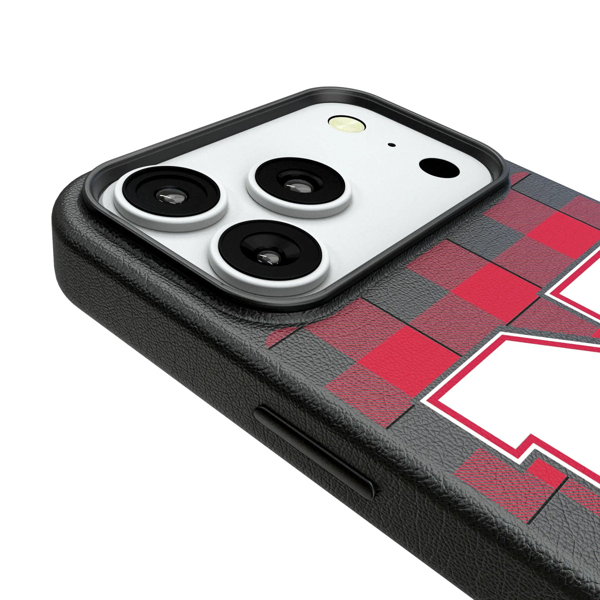 University of Nebraska Huskers Block N Plaid iPhone MagSafe Compatible Phone Case for Apple iPhone - Detail#Device_iPhone 18 Pro