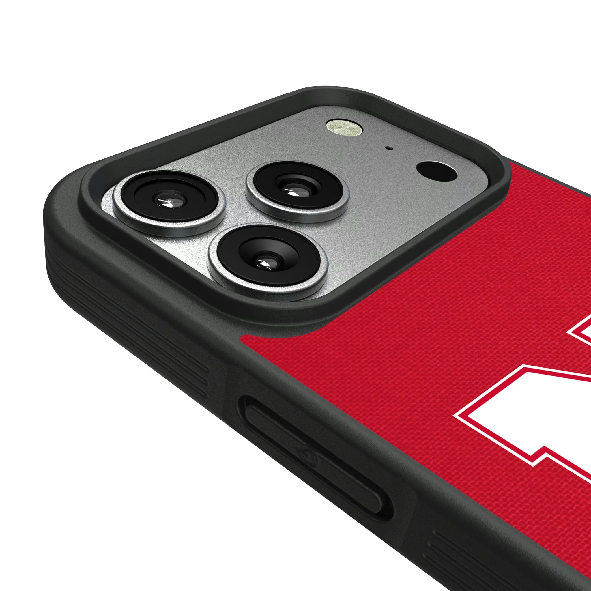 University of Nebraska Huskers Block N Solid iPhone Bump Phone Case for Apple iPhone - Detail#Device_iPhone 17 Pro