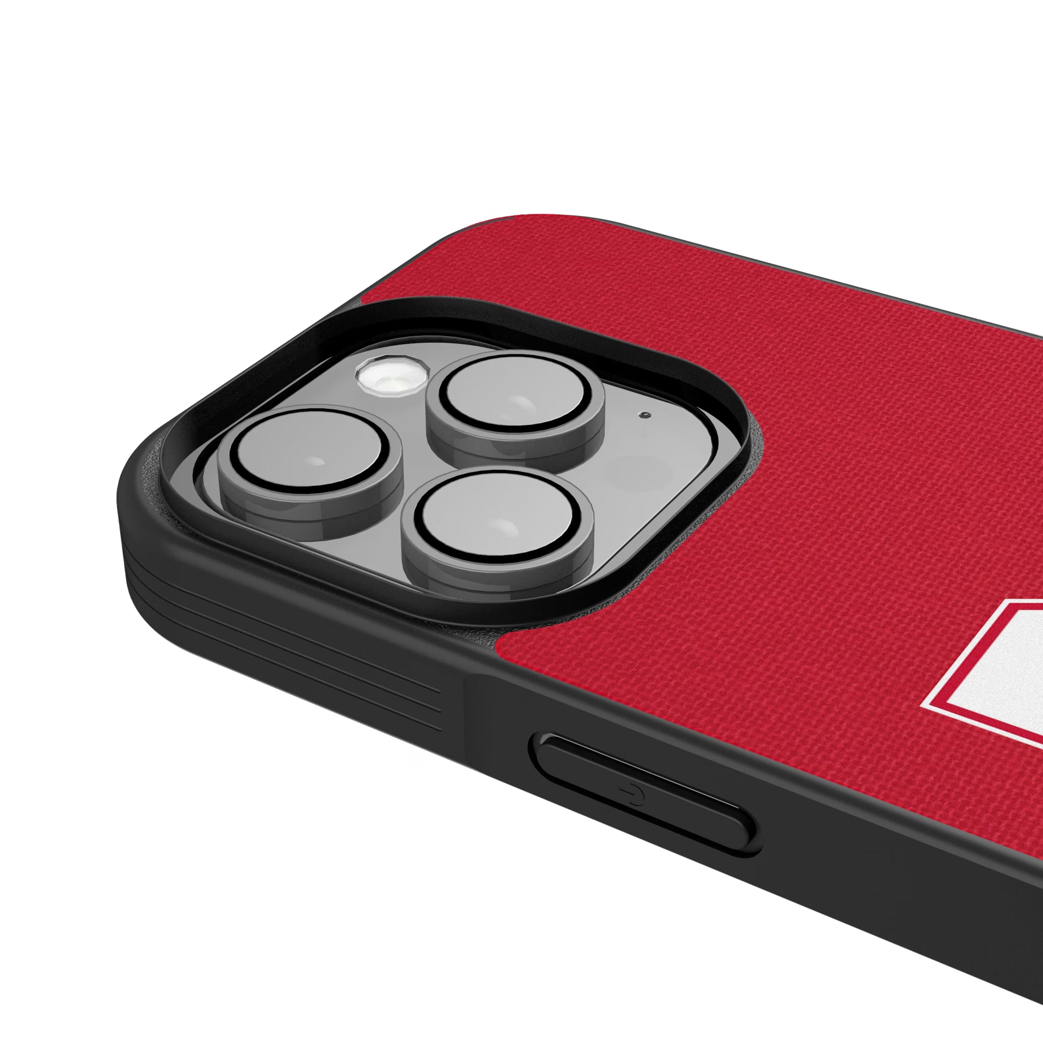 University of Nebraska Huskers Block N Solid iPhone Bump Phone Case for Apple iPhone - Detail