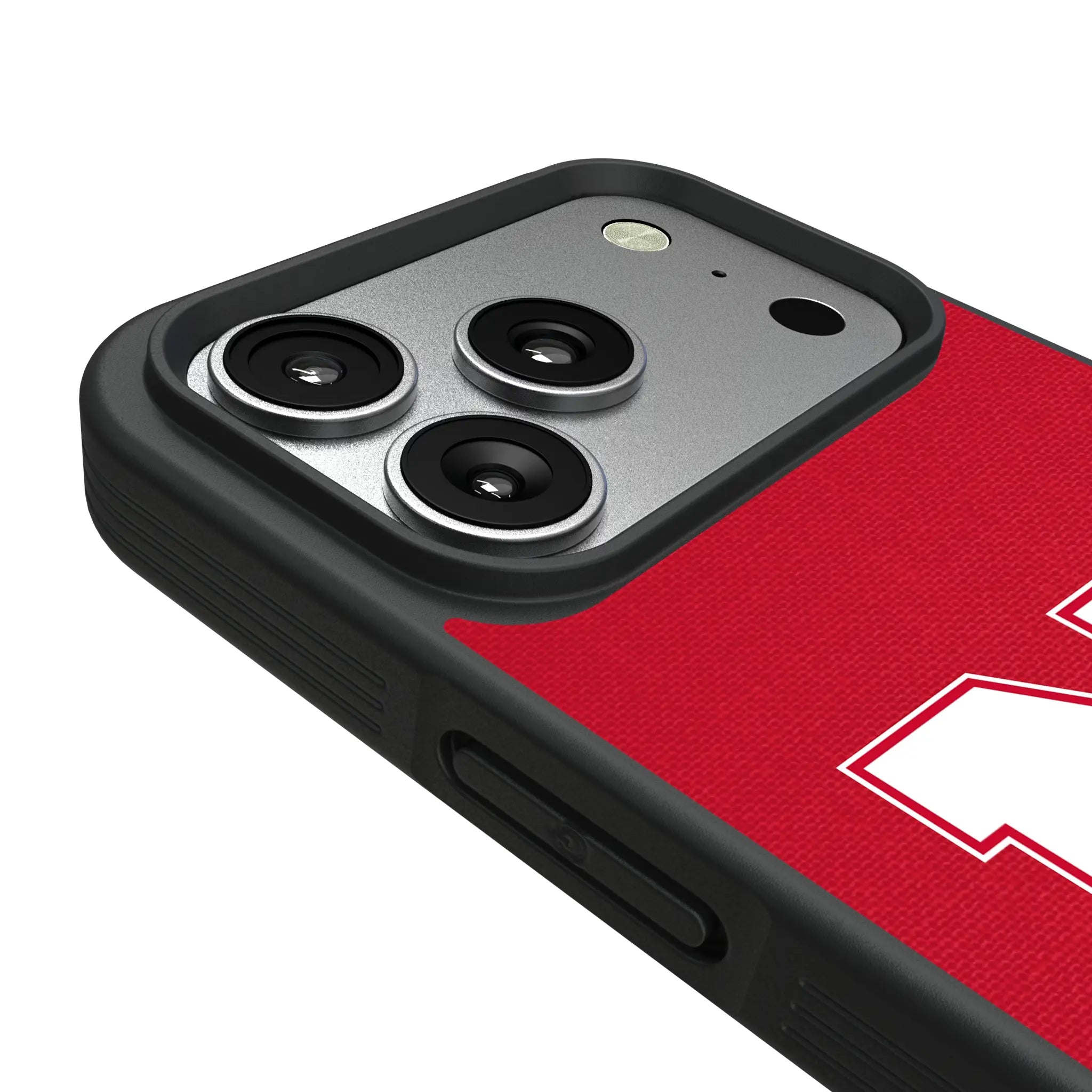 University of Nebraska Huskers Block N Solid iPhone Bump Phone Case for Apple iPhone - Detail#Device_iPhone 17 Pro