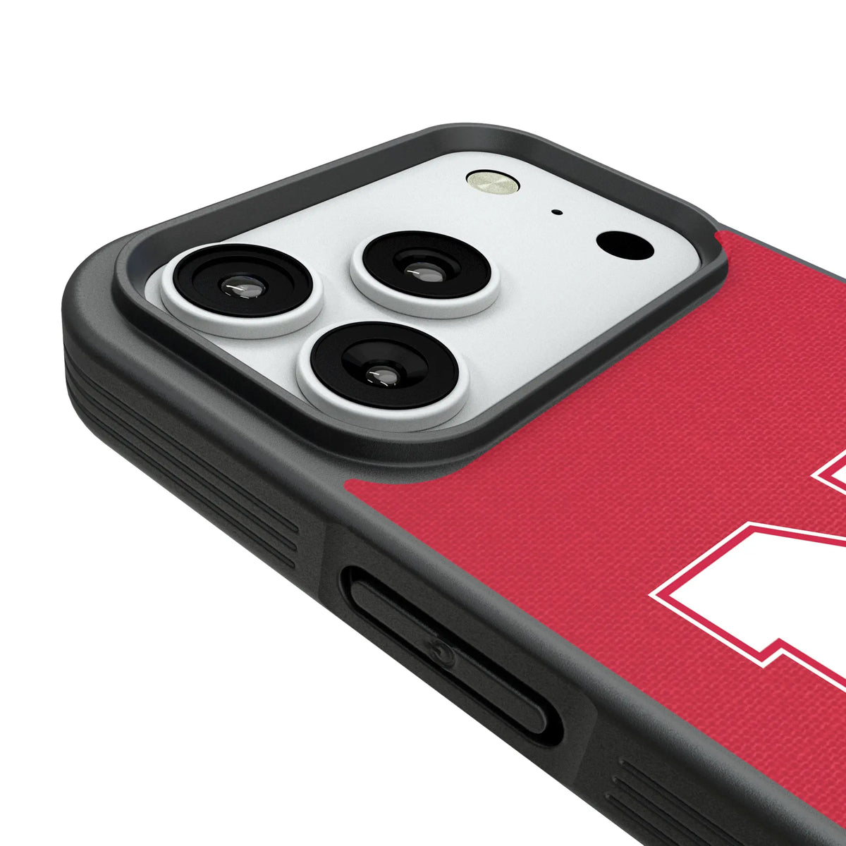 University of Nebraska Huskers Block N Solid iPhone Bump Phone Case for Apple iPhone - Detail#Device_iPhone 18 Pro