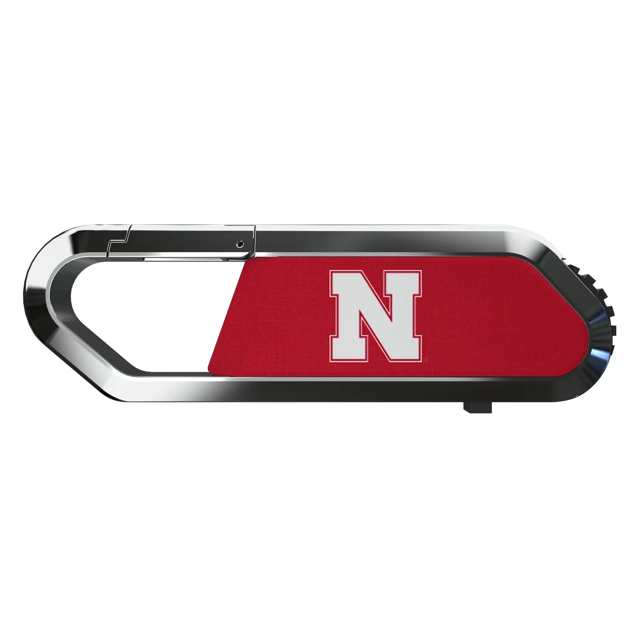 University of Nebraska Huskers Block N Solid USB 64GB Clip Style Flash Drive
