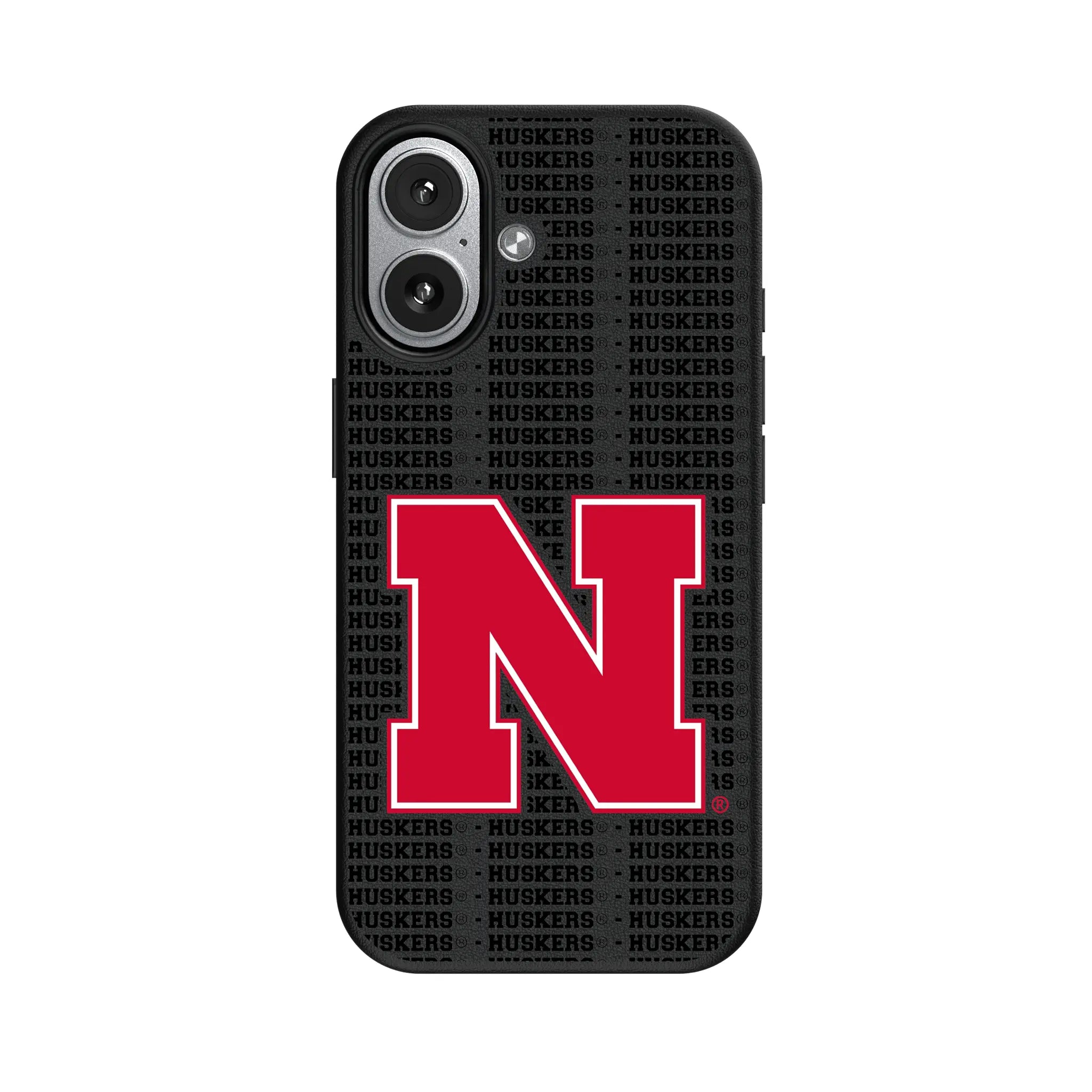 University of Nebraska Huskers Block N Text Backdrop iPhone MagSafe Compatible Phone Case for Apple iPhone#Device_iPhone 17