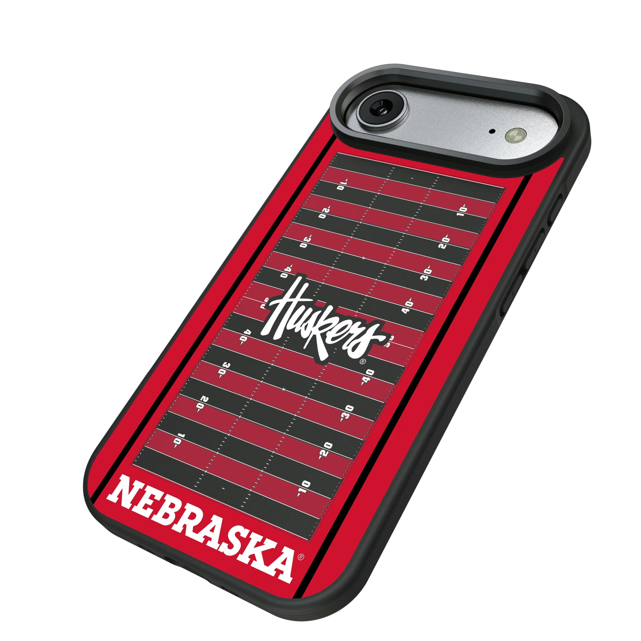 University of Nebraska Huskers Field iPhone Bump Phone Case for Apple iPhone - Isometric View#Device_iPhone Air