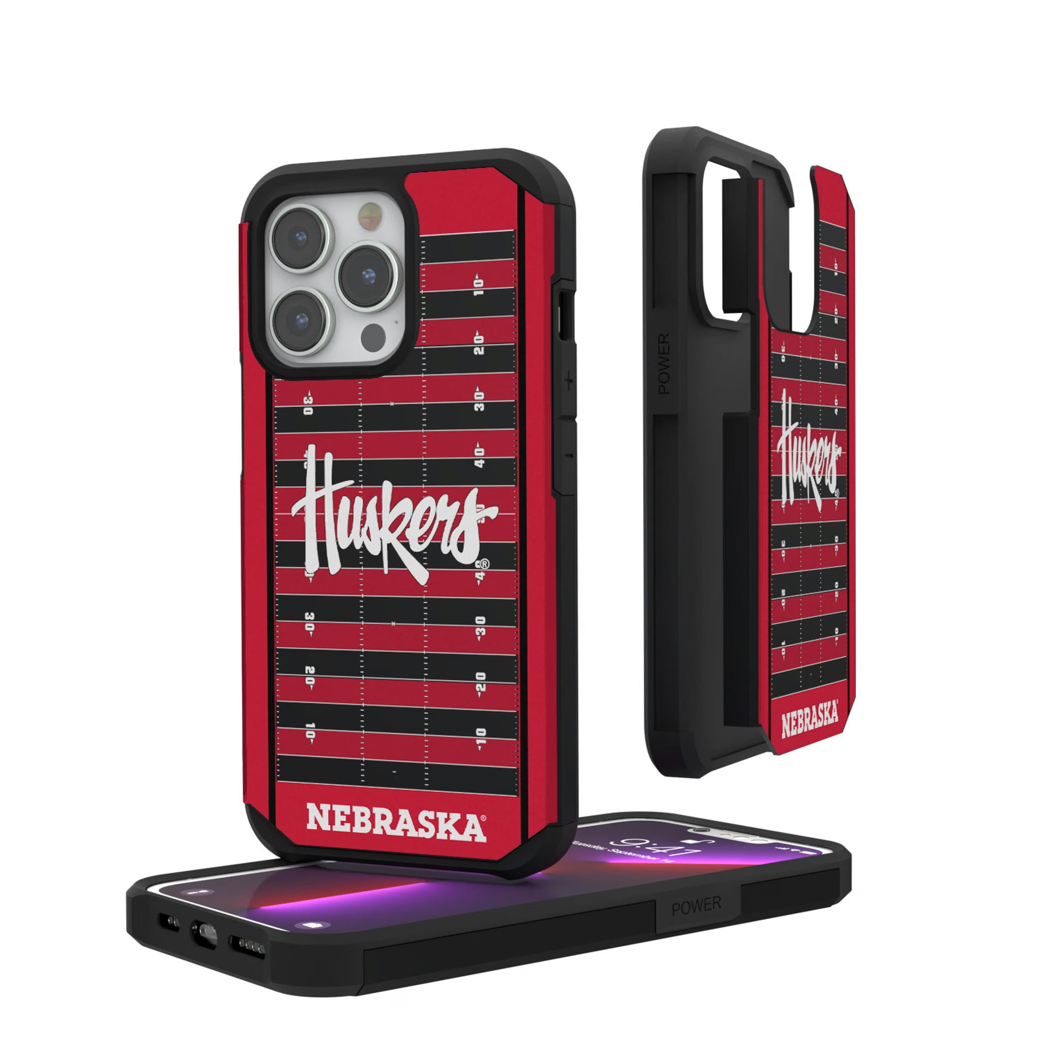 University of Nebraska Huskers Field iPhone Rugged Phone Case for Apple iPhone