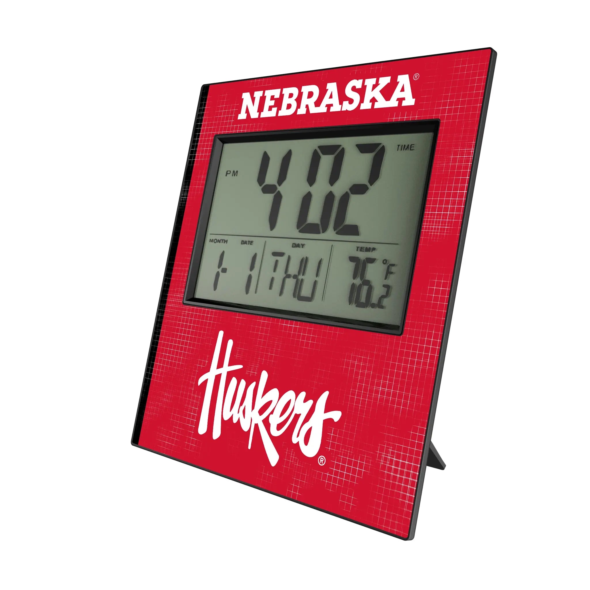 University of Nebraska Huskers Hatch Wall Clock