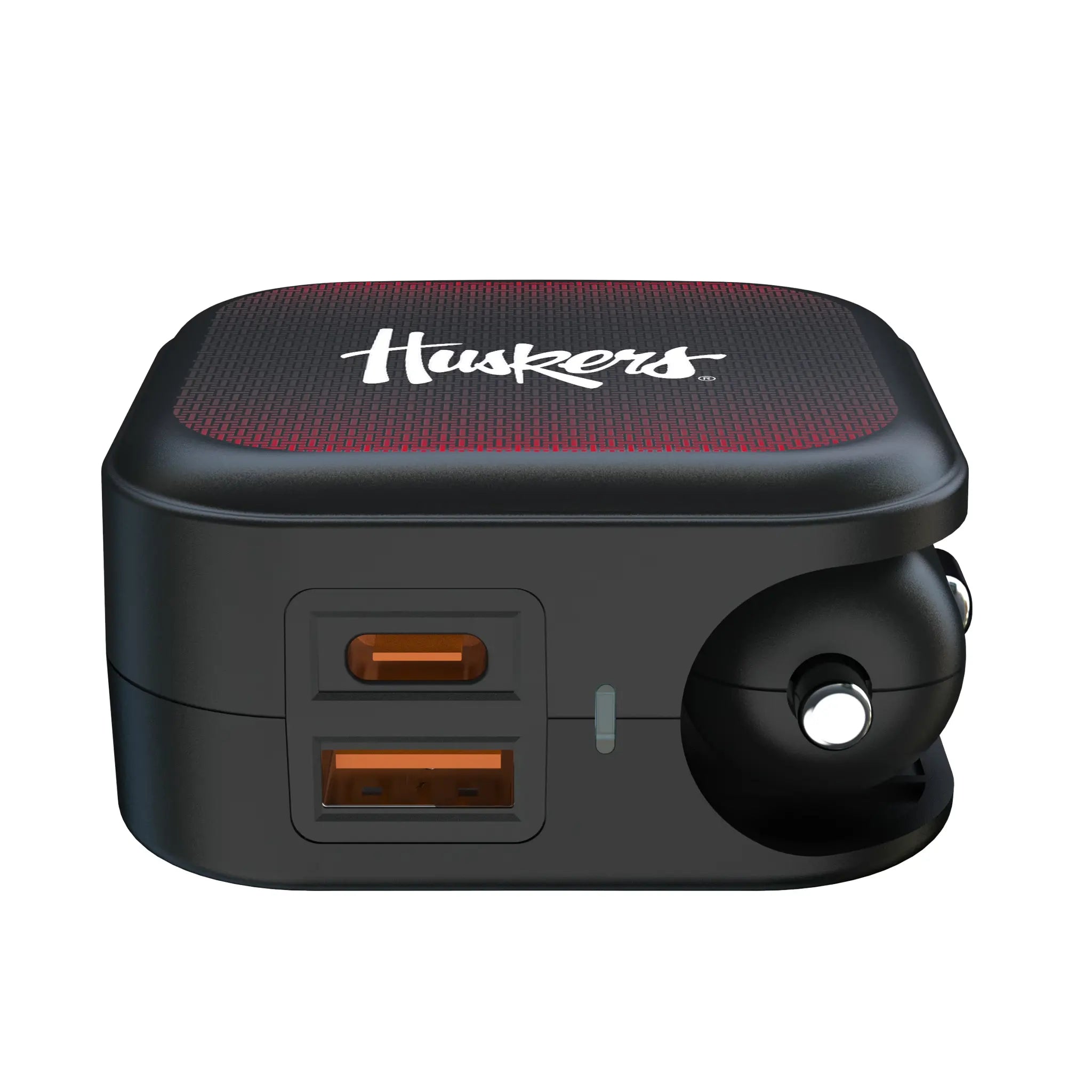 University of Nebraska Huskers Linen 2 in 1 USB A/C Charger