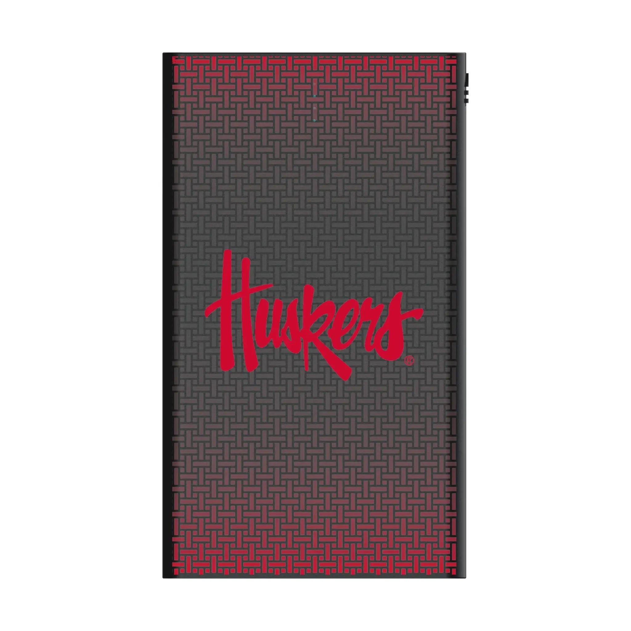 University of Nebraska Huskers Linen 5000mAh Flat Power Bank