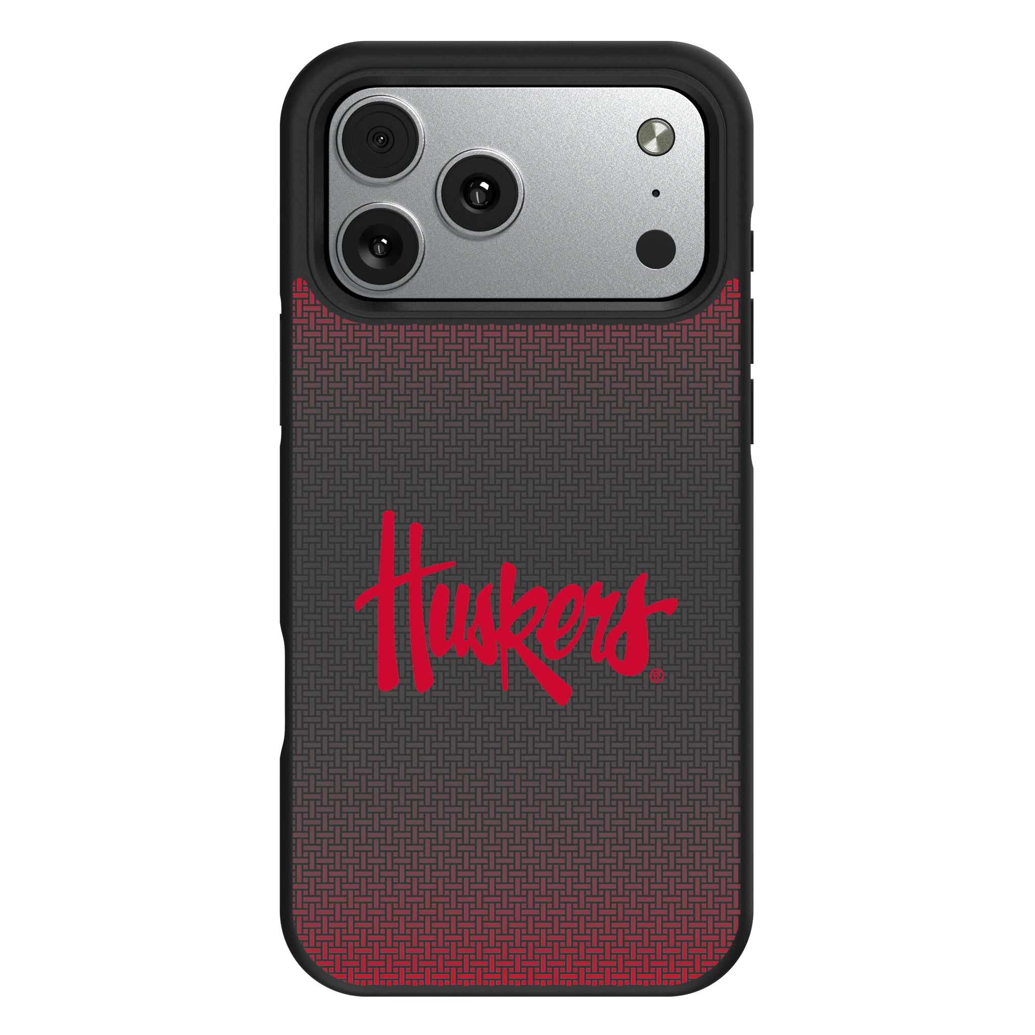 University of Nebraska Huskers Linen iPhone Bump Phone Case for Apple iPhone#Device_iPhone 17 Pro Max