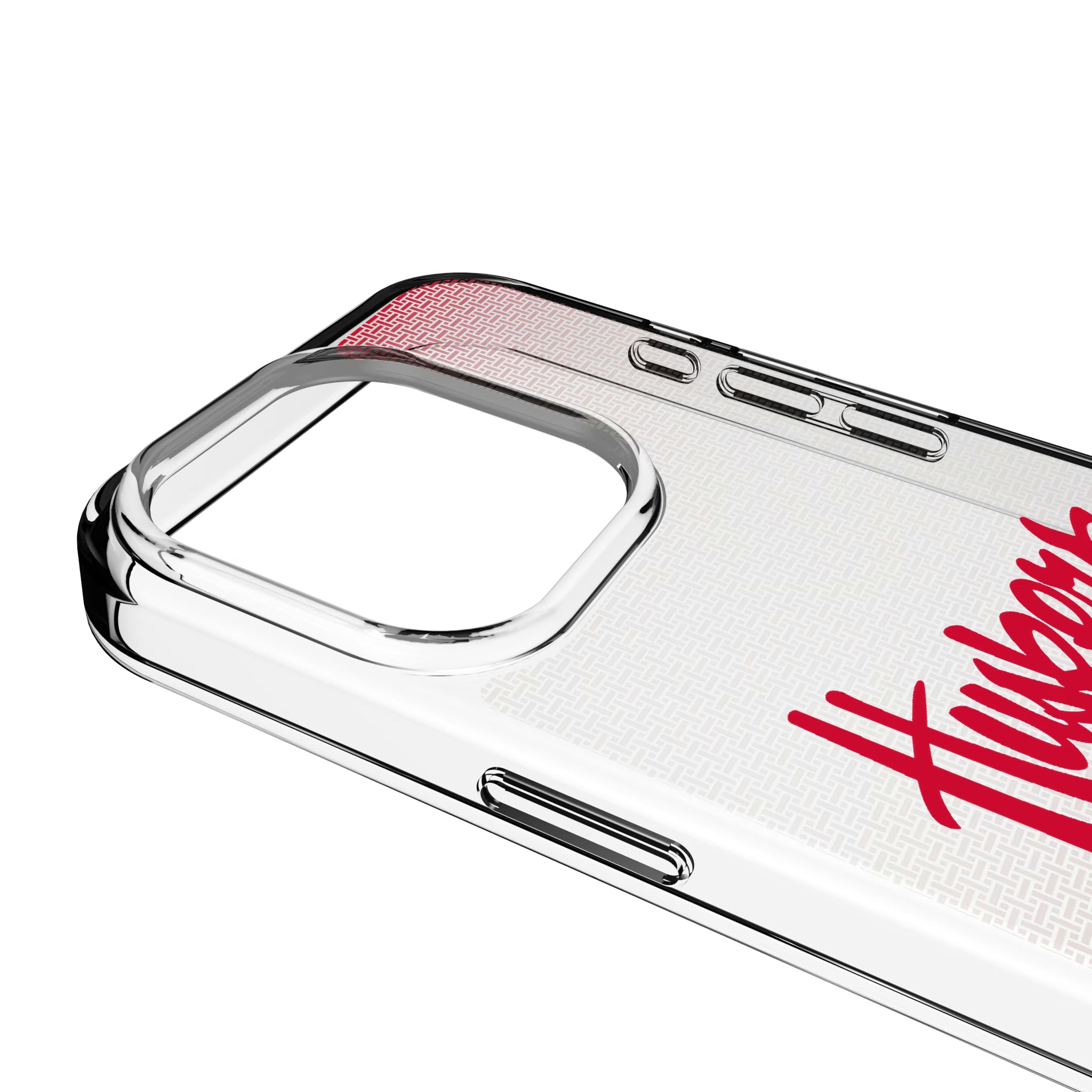 University of Nebraska Huskers Linen iPhone Clear Phone Case for Apple iPhone - Detail