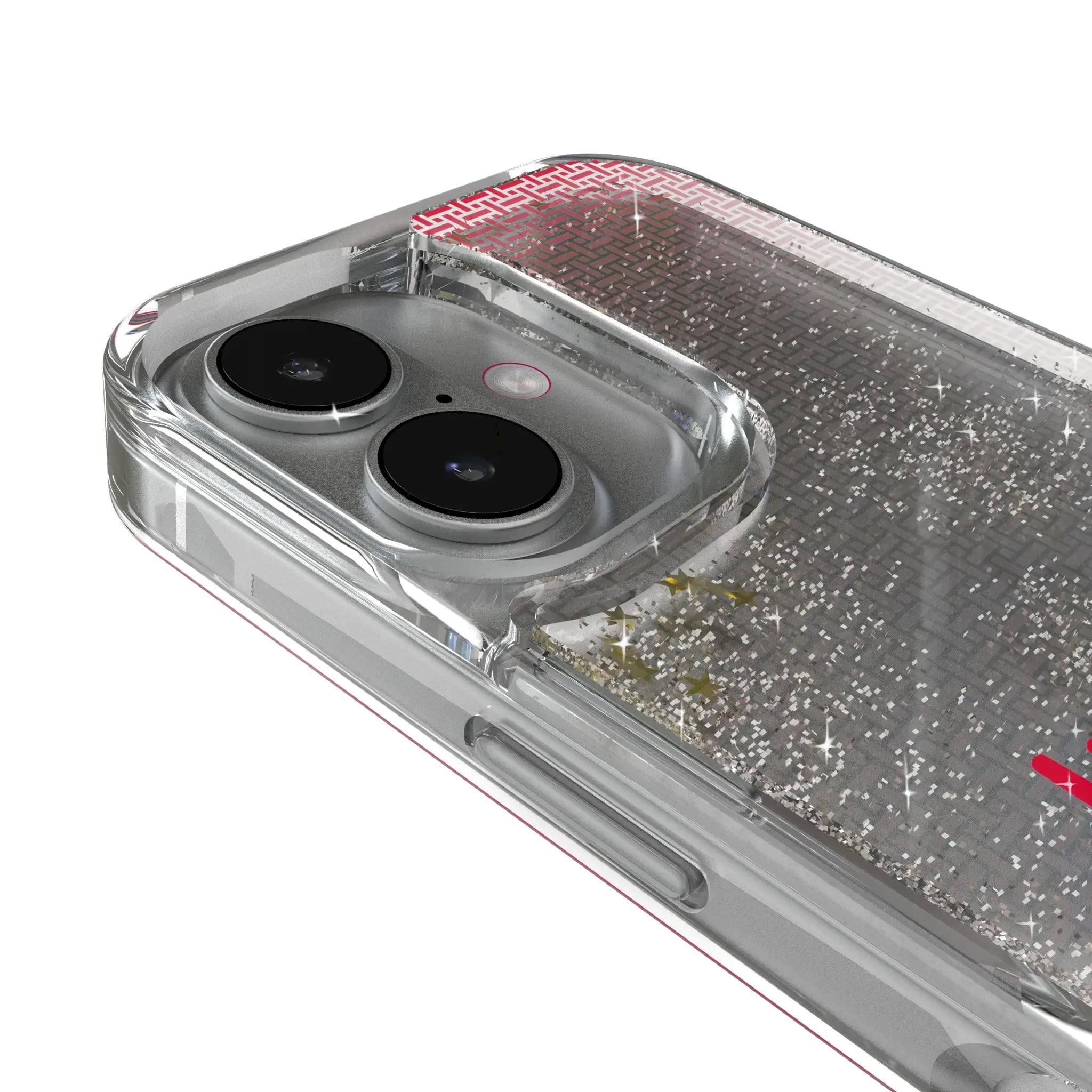 University of Nebraska Huskers Linen iPhone Glitter Phone Case for Apple iPhone - Detail