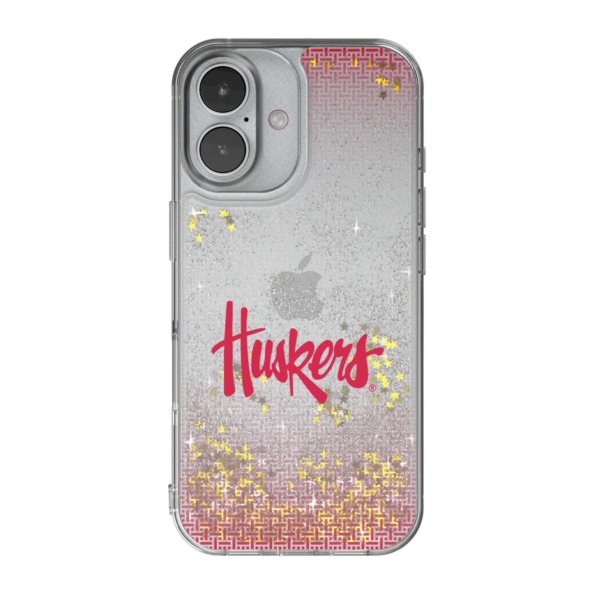 University of Nebraska Huskers Linen iPhone Glitter Phone Case for Apple iPhone