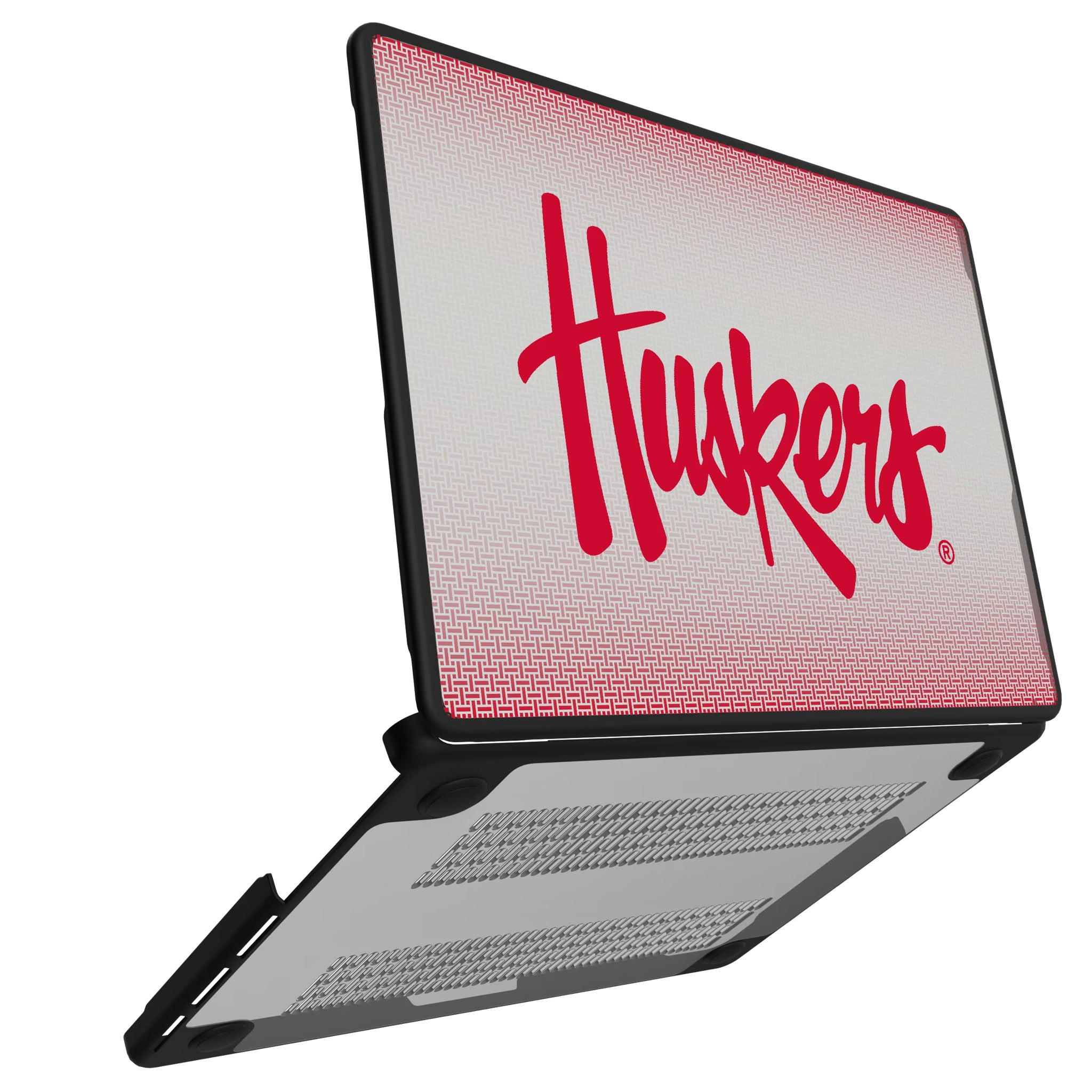 University of Nebraska Huskers Linen MacBook Laptop Case for Apple MacBook#Device_MacBook Pro (14-inch, 2021) / MacBook Pro (14-inch, 2023) / MacBook Pro (14-inch, 2024)