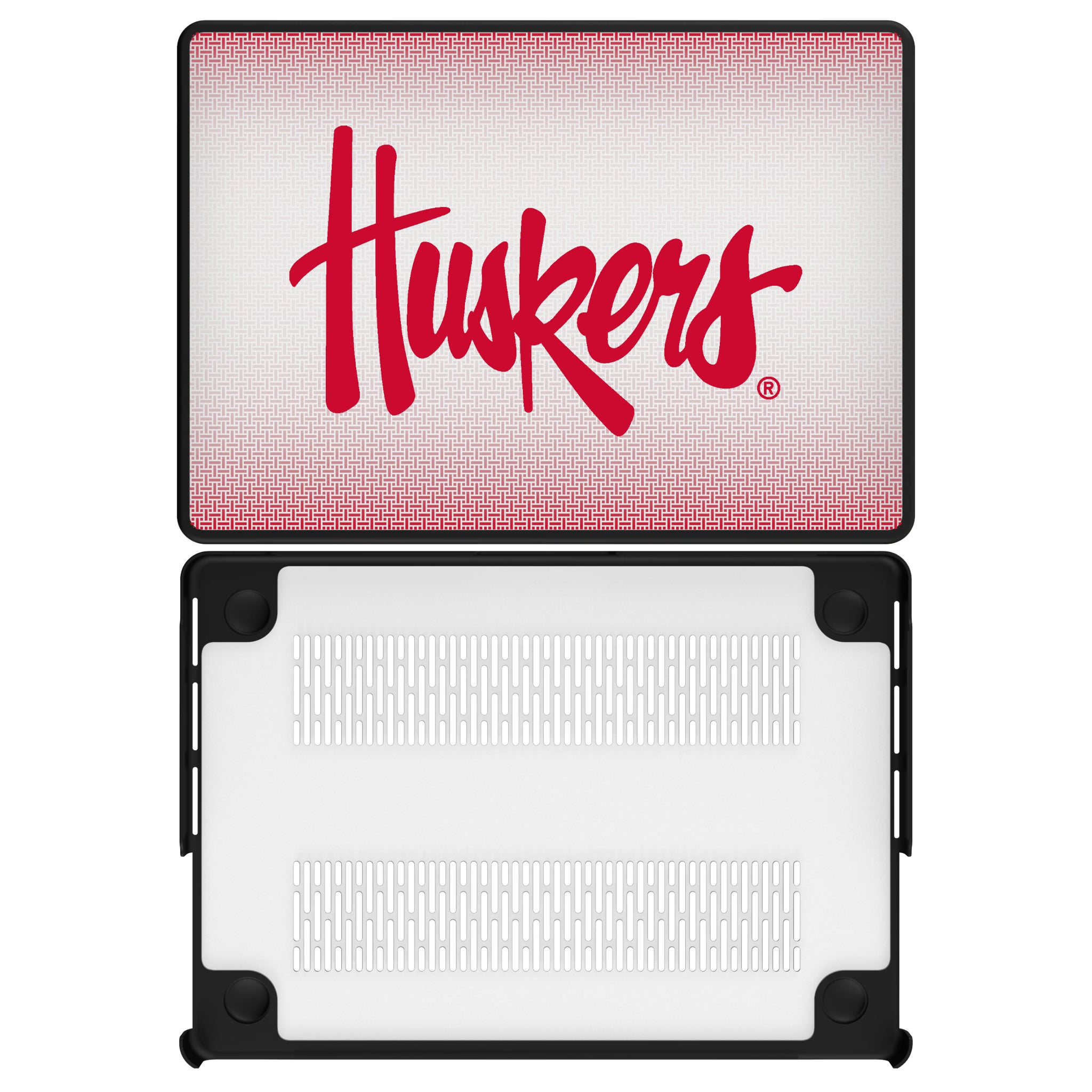 University of Nebraska Huskers Linen MacBook Laptop Case for Apple MacBook#Device_MacBook Pro (14-inch, 2021) / MacBook Pro (14-inch, 2023) / MacBook Pro (14-inch, 2024)