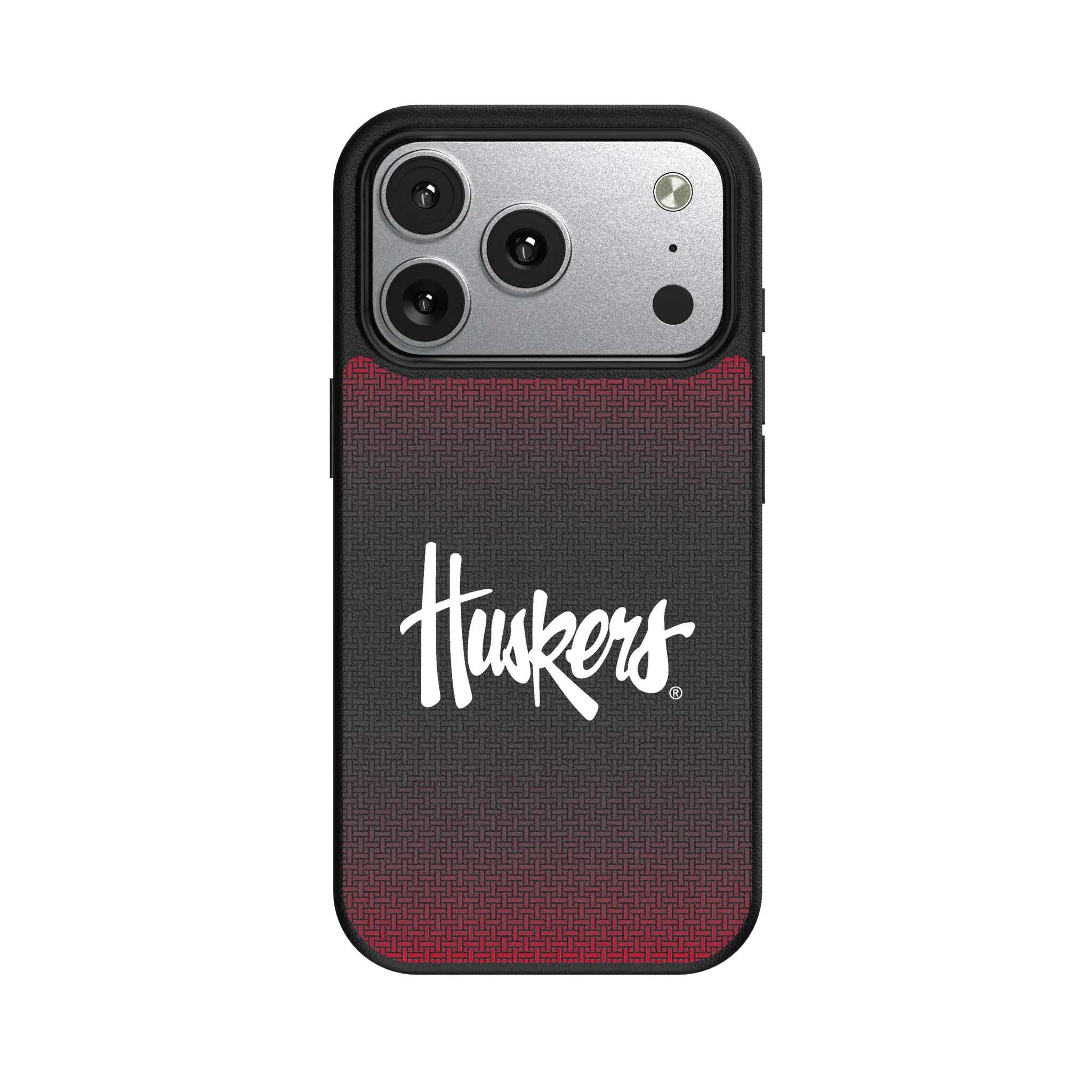 University of Nebraska Huskers Linen iPhone MagSafe Compatible Phone Case for Apple iPhone#Device_iPhone 17 Pro