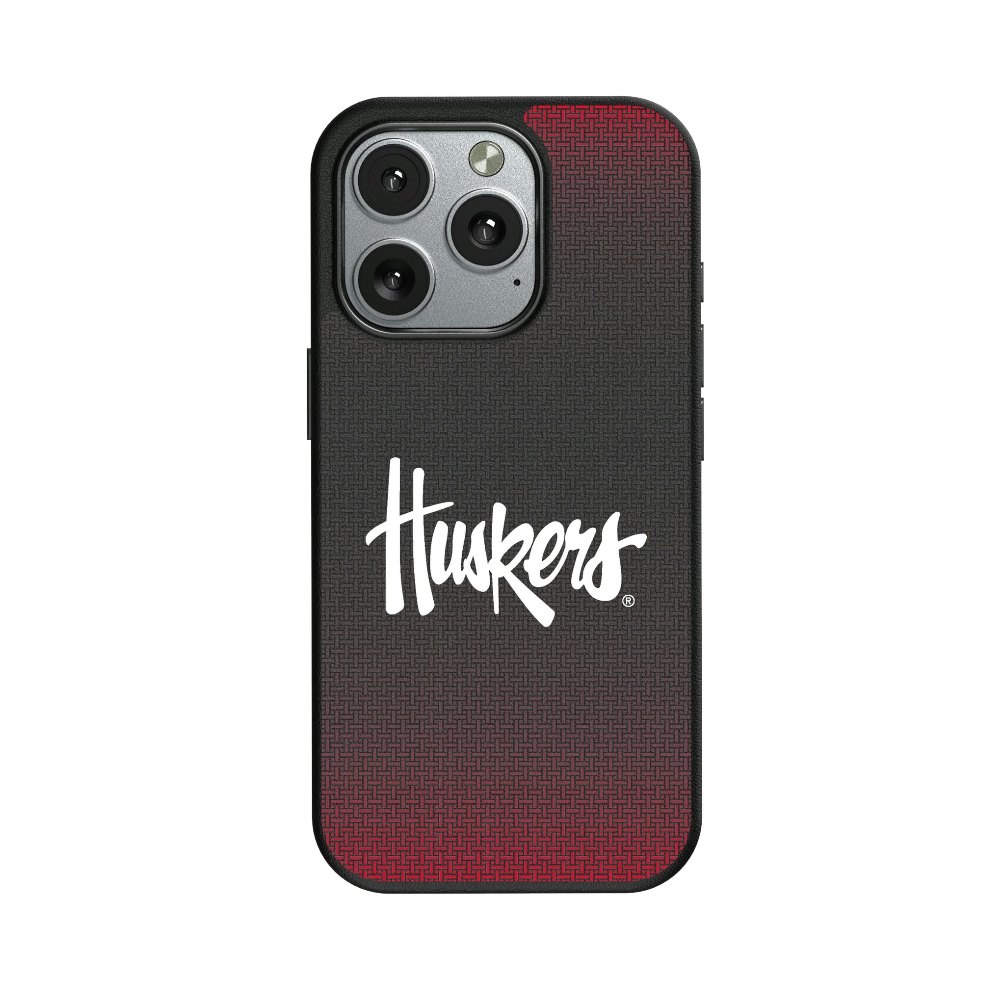 University of Nebraska Huskers Linen iPhone MagSafe Compatible Phone Case for Apple iPhone