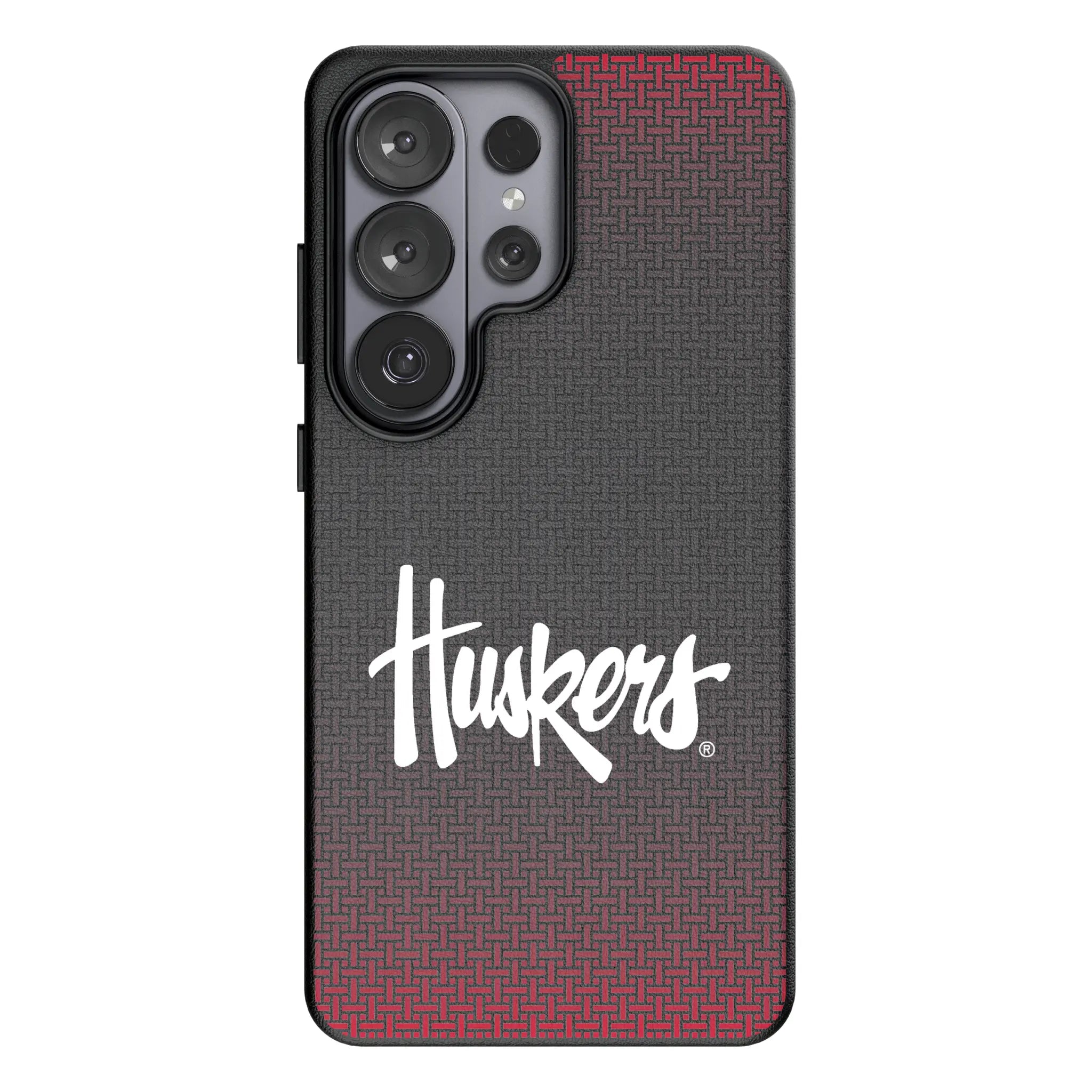 University of Nebraska Huskers Linen Galaxy MagSafe Compatible Phone Case for Samsung Galaxy#Device_Galaxy S26 Ultra