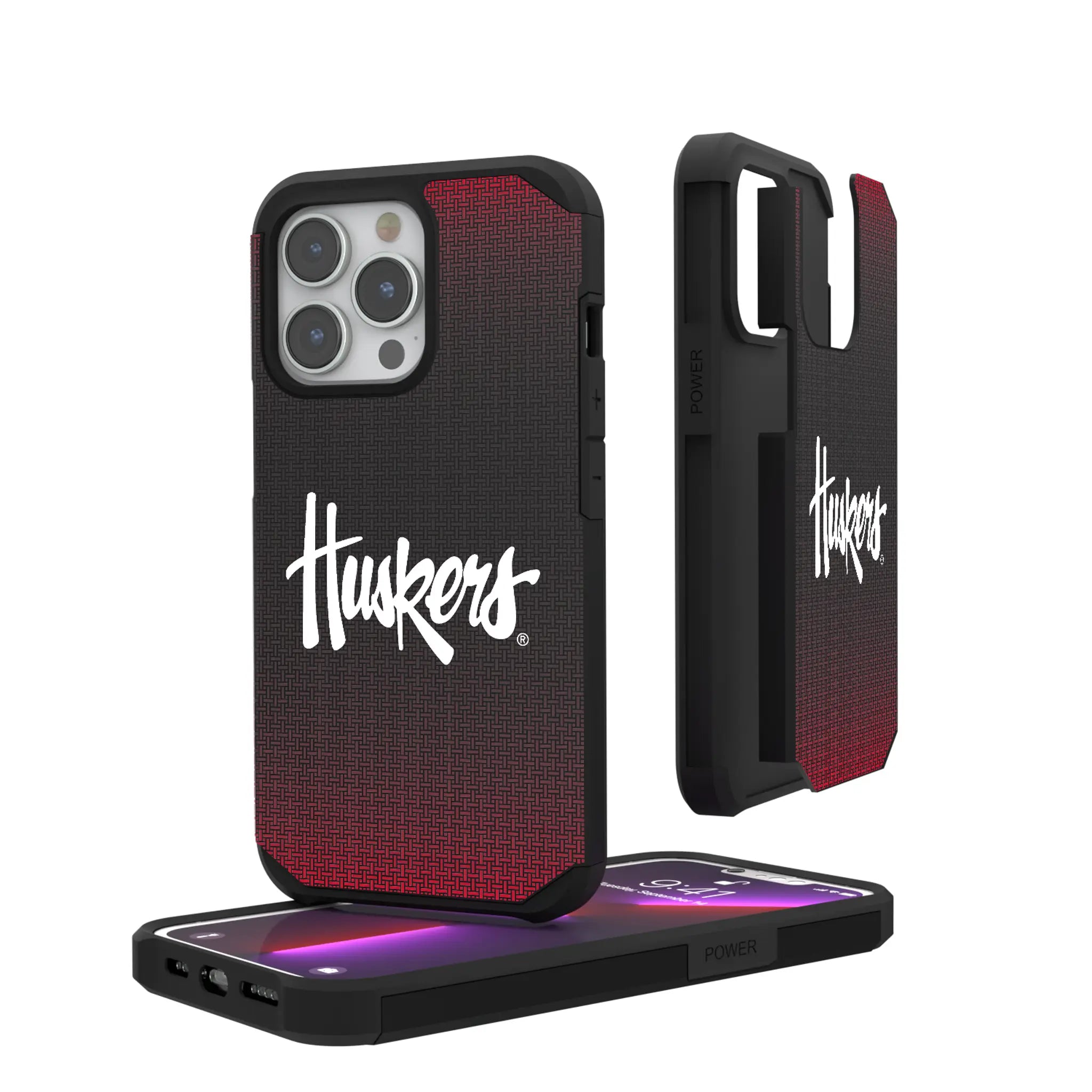 University of Nebraska Huskers Linen iPhone Rugged Phone Case for Apple iPhone