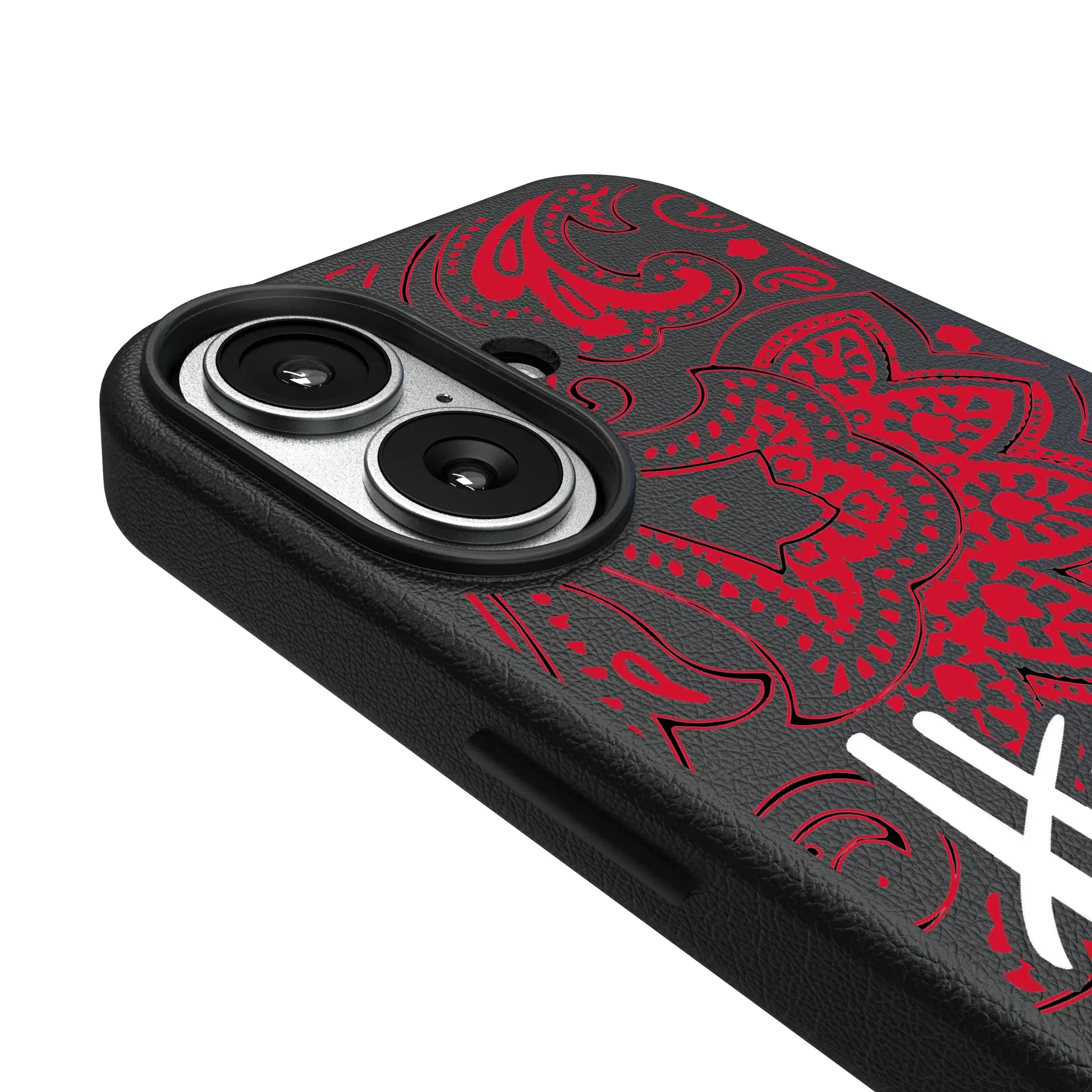 University of Nebraska Huskers Paisley iPhone MagSafe Compatible Phone Case for Apple iPhone - Detail#Device_iPhone 17