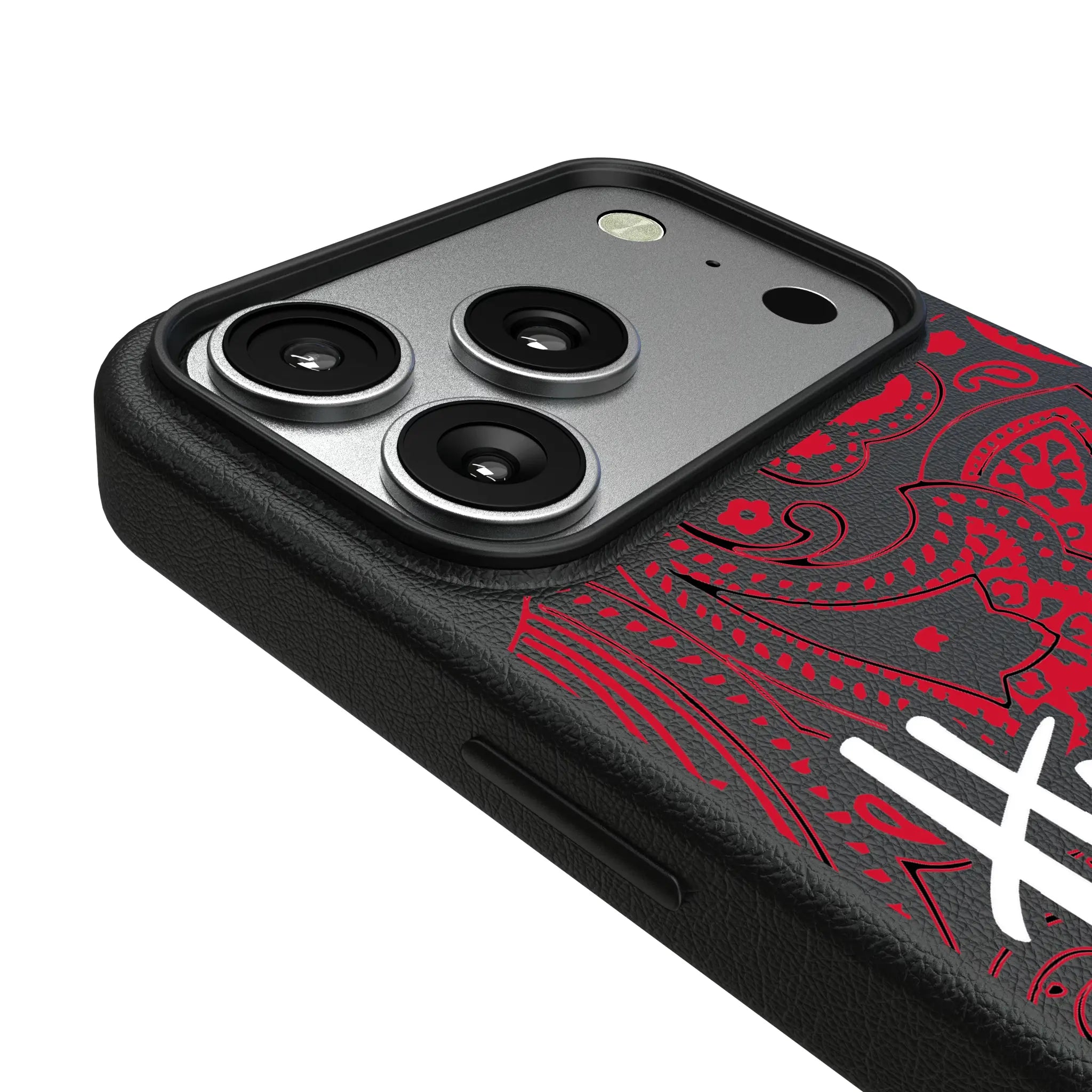 University of Nebraska Huskers Paisley iPhone MagSafe Compatible Phone Case for Apple iPhone - Detail#Device_iPhone 17 Pro