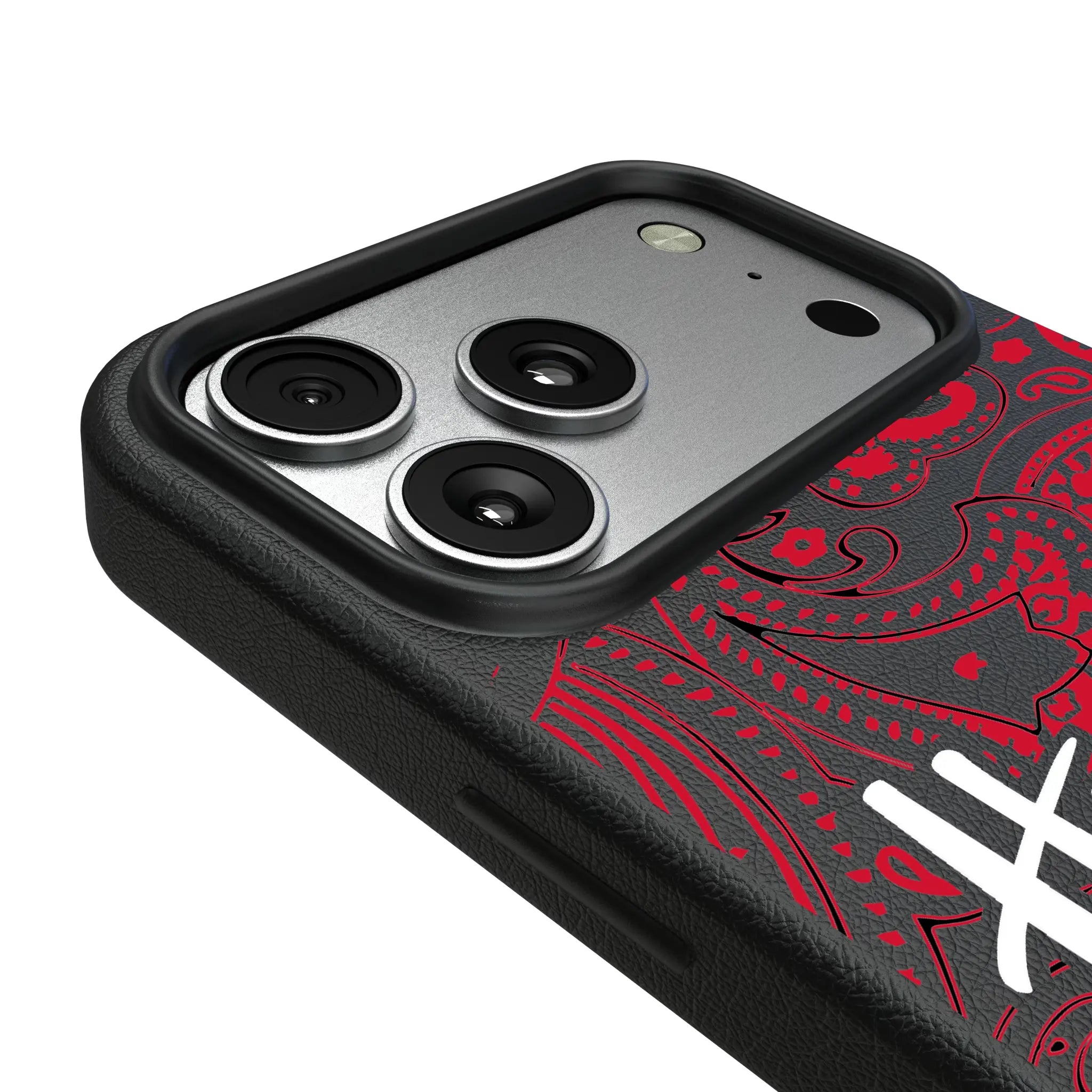 University of Nebraska Huskers Paisley iPhone MagSafe Compatible Phone Case for Apple iPhone - Detail#Device_iPhone 17 Pro Max