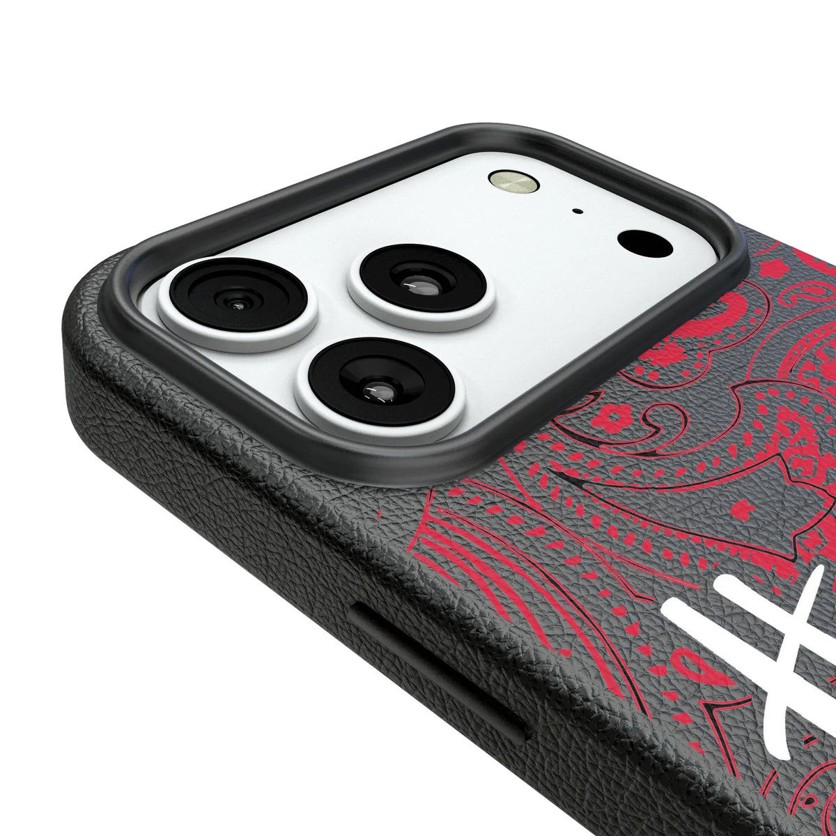 University of Nebraska Huskers Paisley iPhone MagSafe Compatible Phone Case for Apple iPhone - Detail#Device_iPhone 18 Pro Max