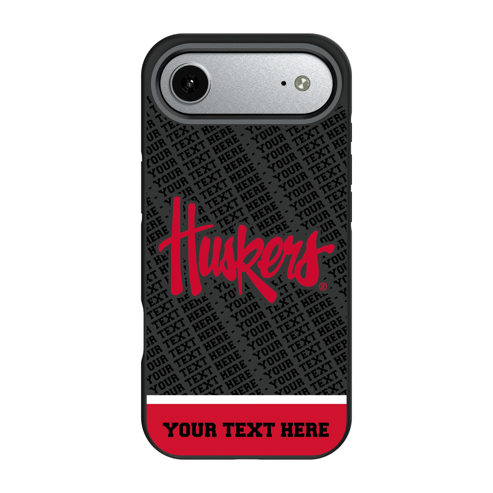 University of Nebraska Huskers Personalized EndZone Plus iPhone Bump Phone Case for Apple iPhone#Device_iPhone Air