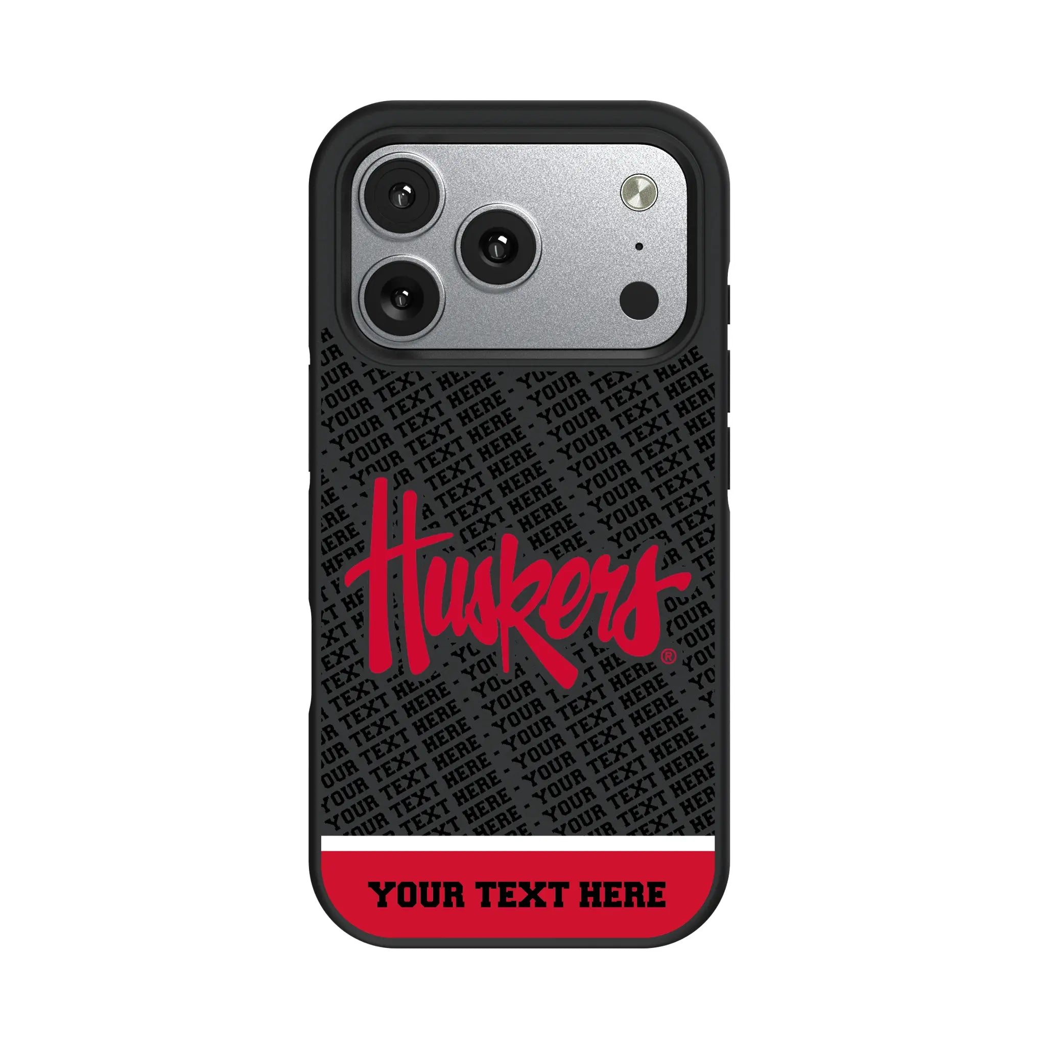 University of Nebraska Huskers Personalized EndZone Plus iPhone Bump Phone Case for Apple iPhone#Device_iPhone 17 Pro