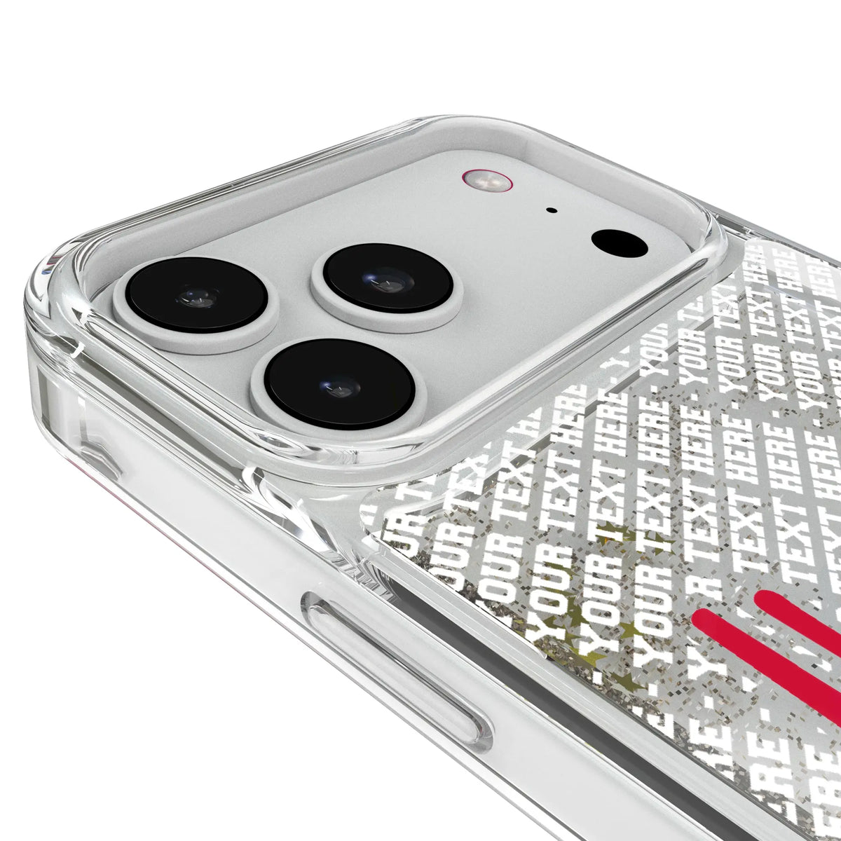 University of Nebraska Huskers Personalized EndZone Plus iPhone Glitter Phone Case for Apple iPhone - Detail#Device_iPhone 18 Pro Max
