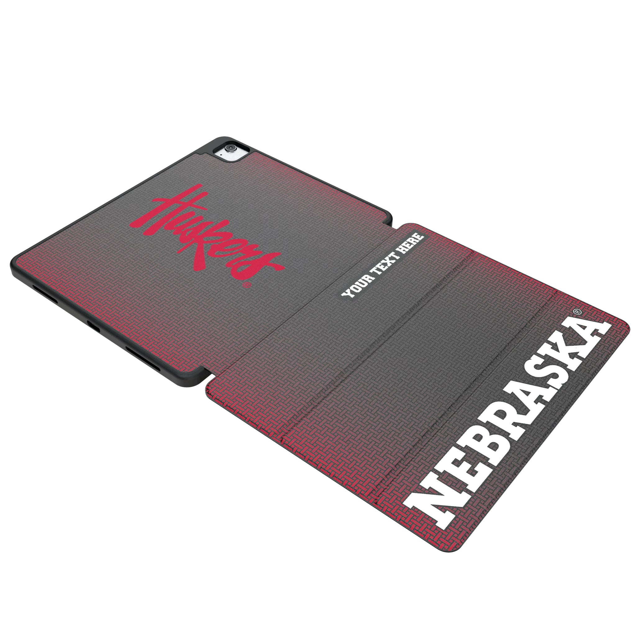 University of Nebraska Huskers Personalized Linen iPad Tablet Case for Apple iPad