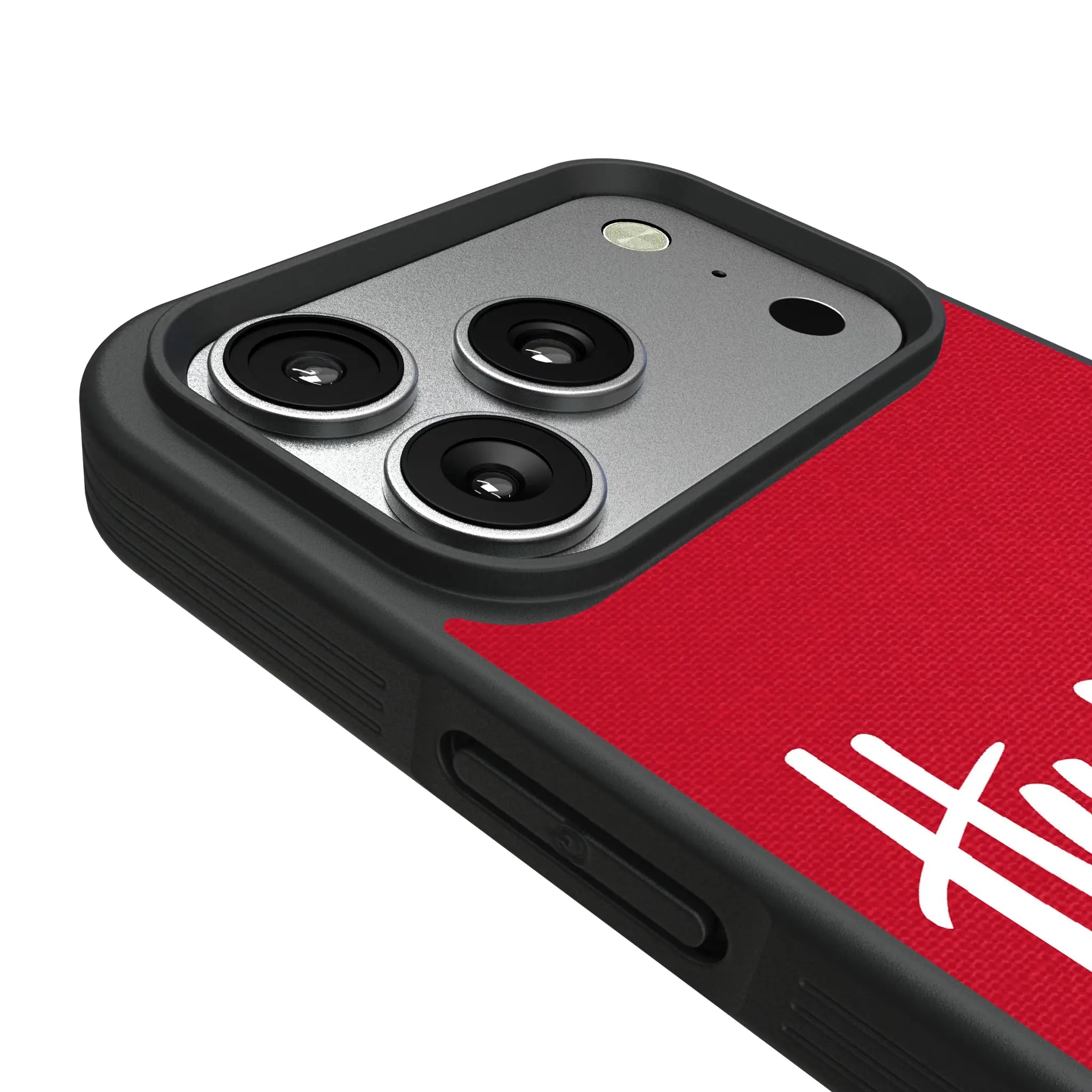 University of Nebraska Huskers Personalized Stripe iPhone Bump Phone Case for Apple iPhone - Detail#Device_iPhone 17 Pro