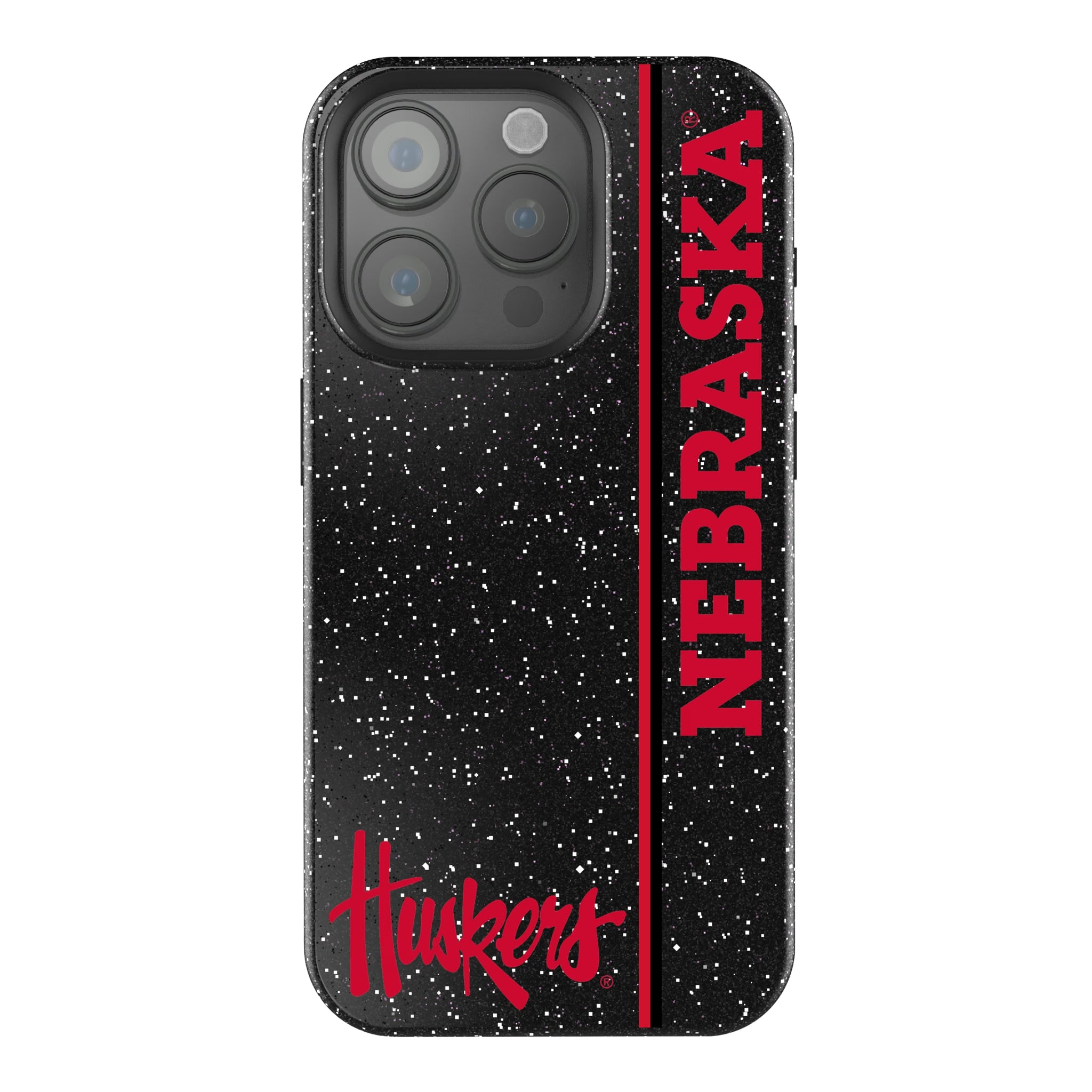 University of Nebraska Huskers Sidebar iPhone Bling Phone Case for Apple iPhone