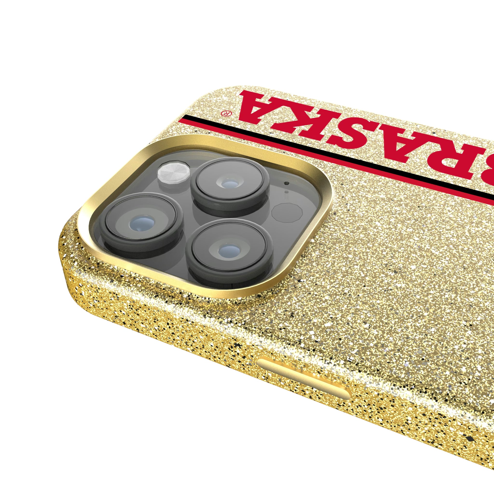 University of Nebraska Huskers Sidebar iPhone Bling Phone Case for Apple iPhone - Detail