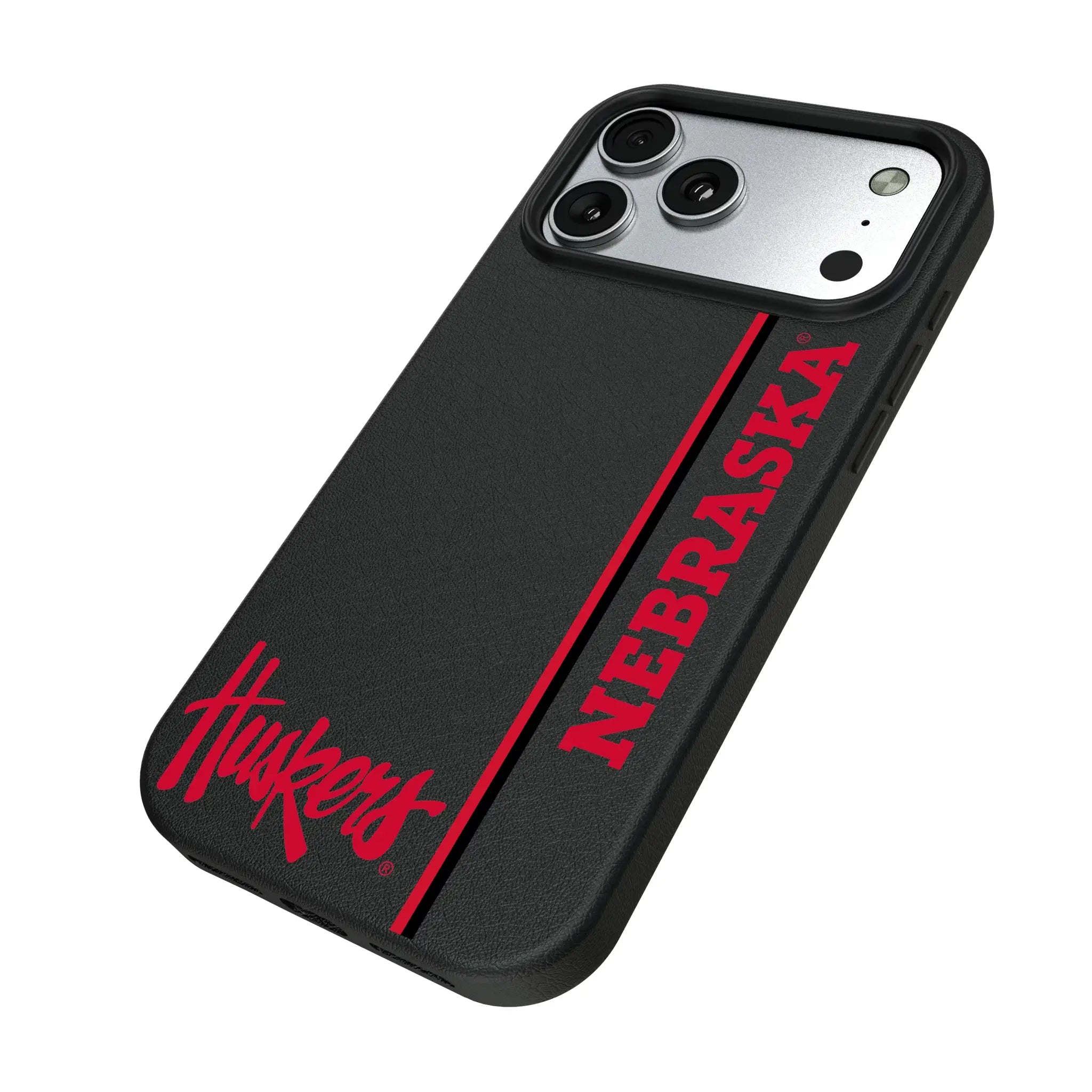 University of Nebraska Huskers Sidebar iPhone MagSafe Compatible Phone Case for Apple iPhone - Isometric View#Device_iPhone 17 Pro Max